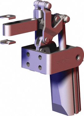 Pneumatic Swing and Toggle Clamp: 450 lbf Capacity, 90° Swing