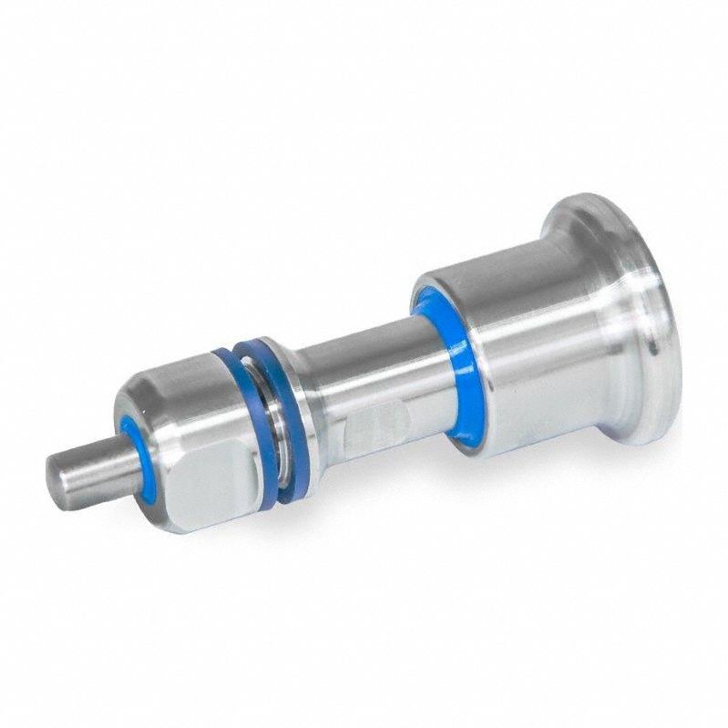 Indexing Plunger: Nonlocking, 316 SS, 20 N to 36 N Nose Force