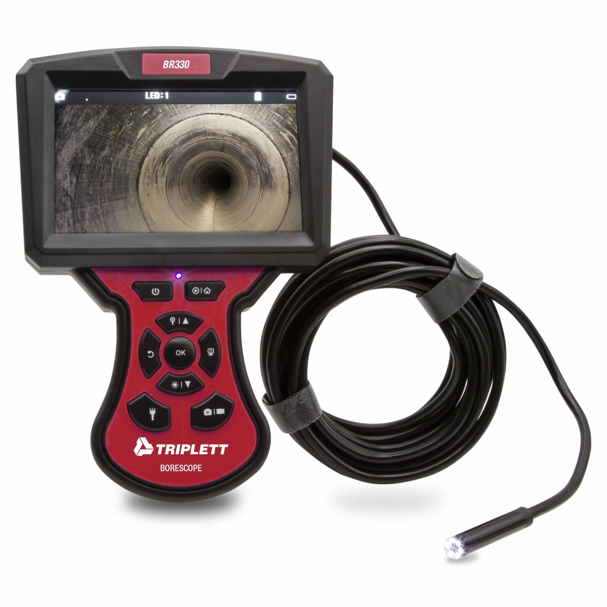 BORESCOPES, 1920 X 1080, 9 MM CAMERA DIAMETER, 5 IN DISPLAY SIZE, LCD TOUCHSCREEN, BORESCOPE