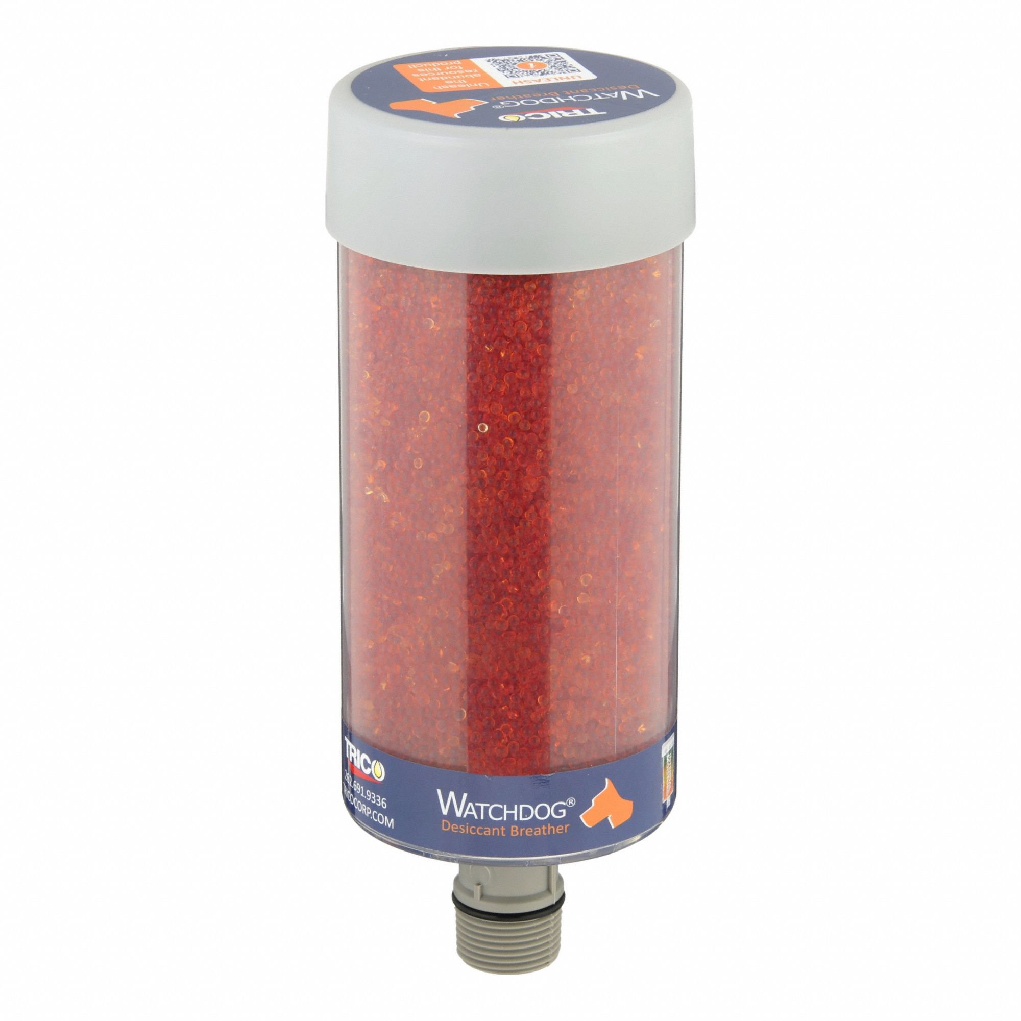 TRICO, 1 Thread Size, NPT, Desiccant Breather 817LC5WG100418S