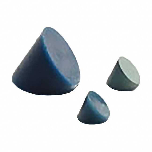 Tumbler Media: Plastic, V-Cut Cylinder, Fine Finish, 50 lb