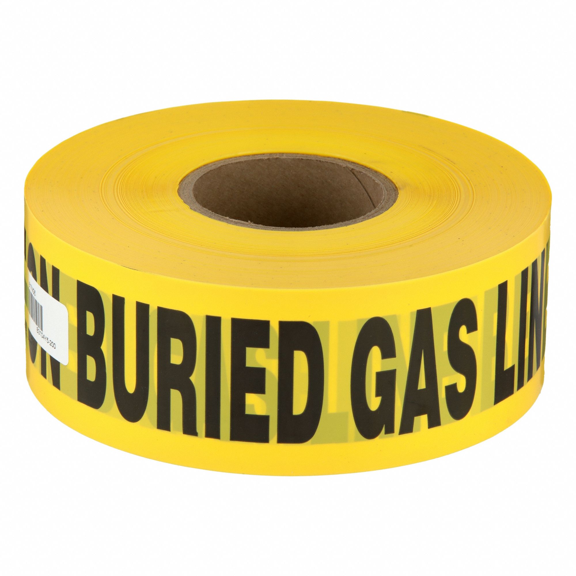 Non-Detectable Buried Tape: 1, 000 ft Tape Lg, Yellow, Polyethylene