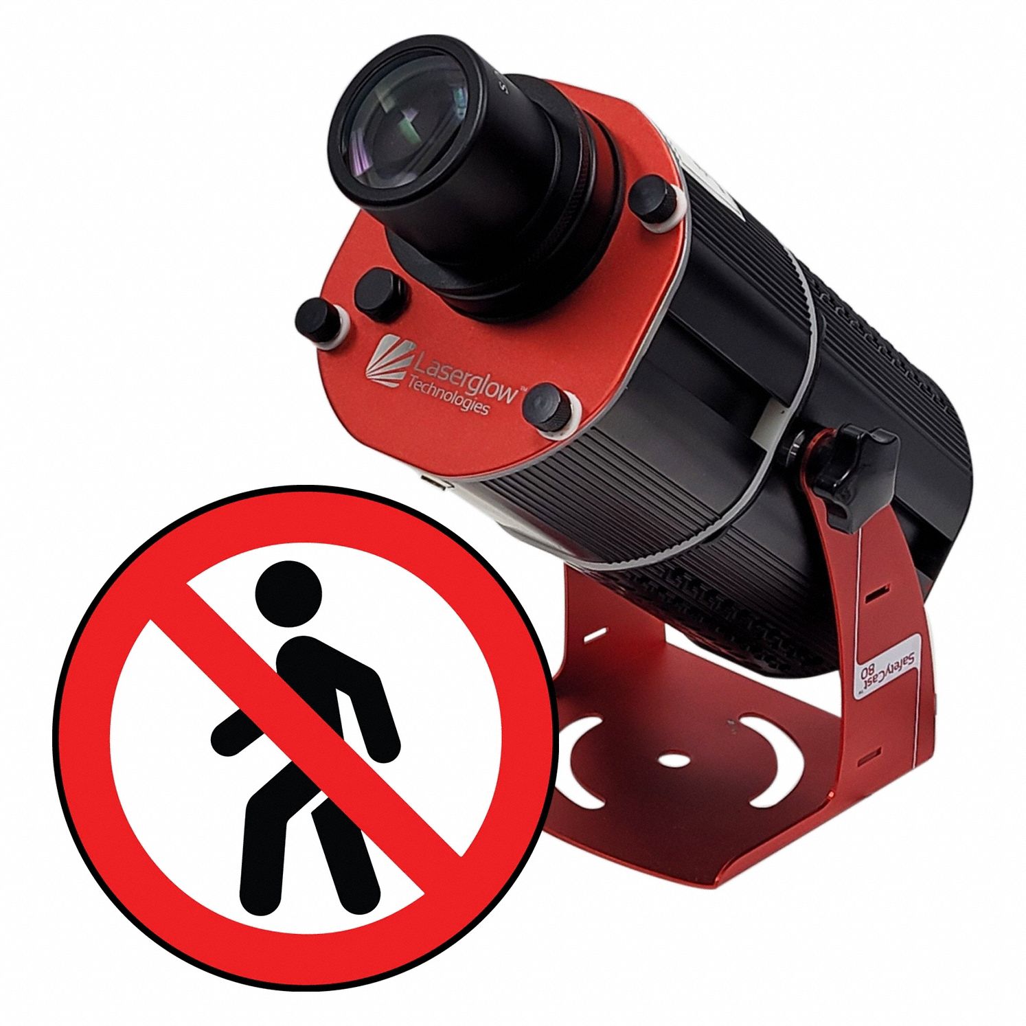 Fixed Image Projector: Projector, Lens and Image Template, No Pedestrian