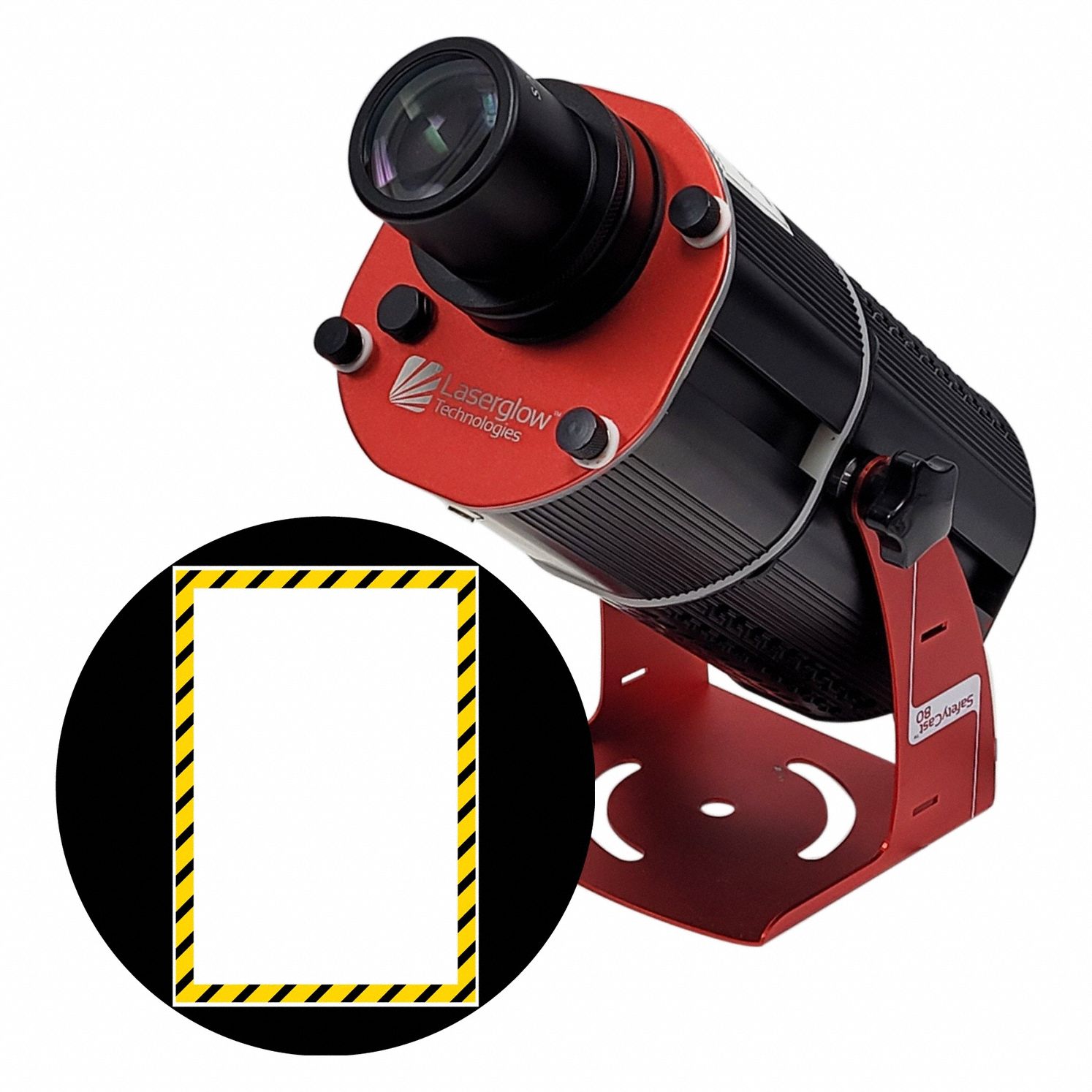 Fixed Image Projector: Projector, Lens and Image Template, Hazard Box, 80 W