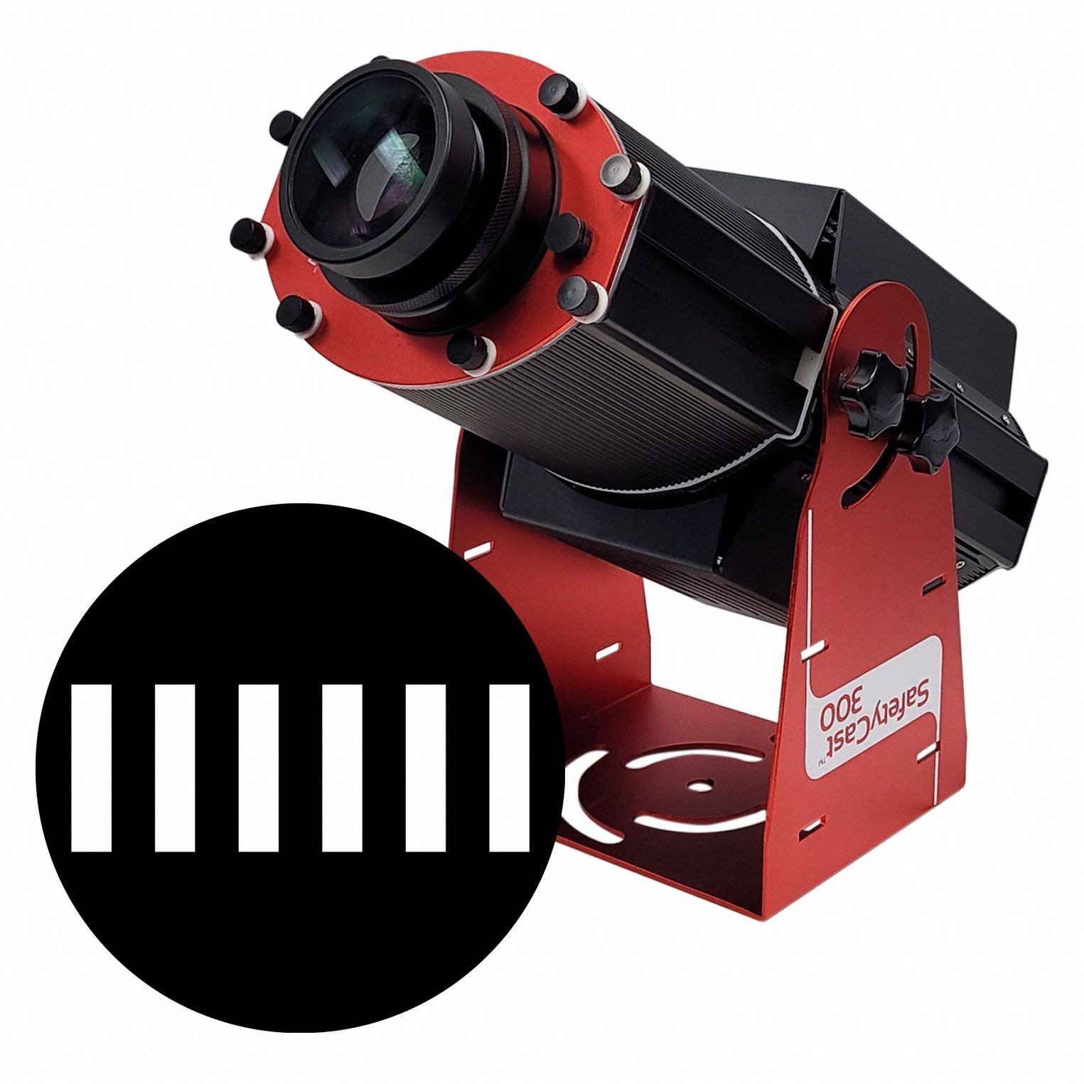 Fixed Image Projector: Projector, Lens and Image Template, Blank/White, 300 W