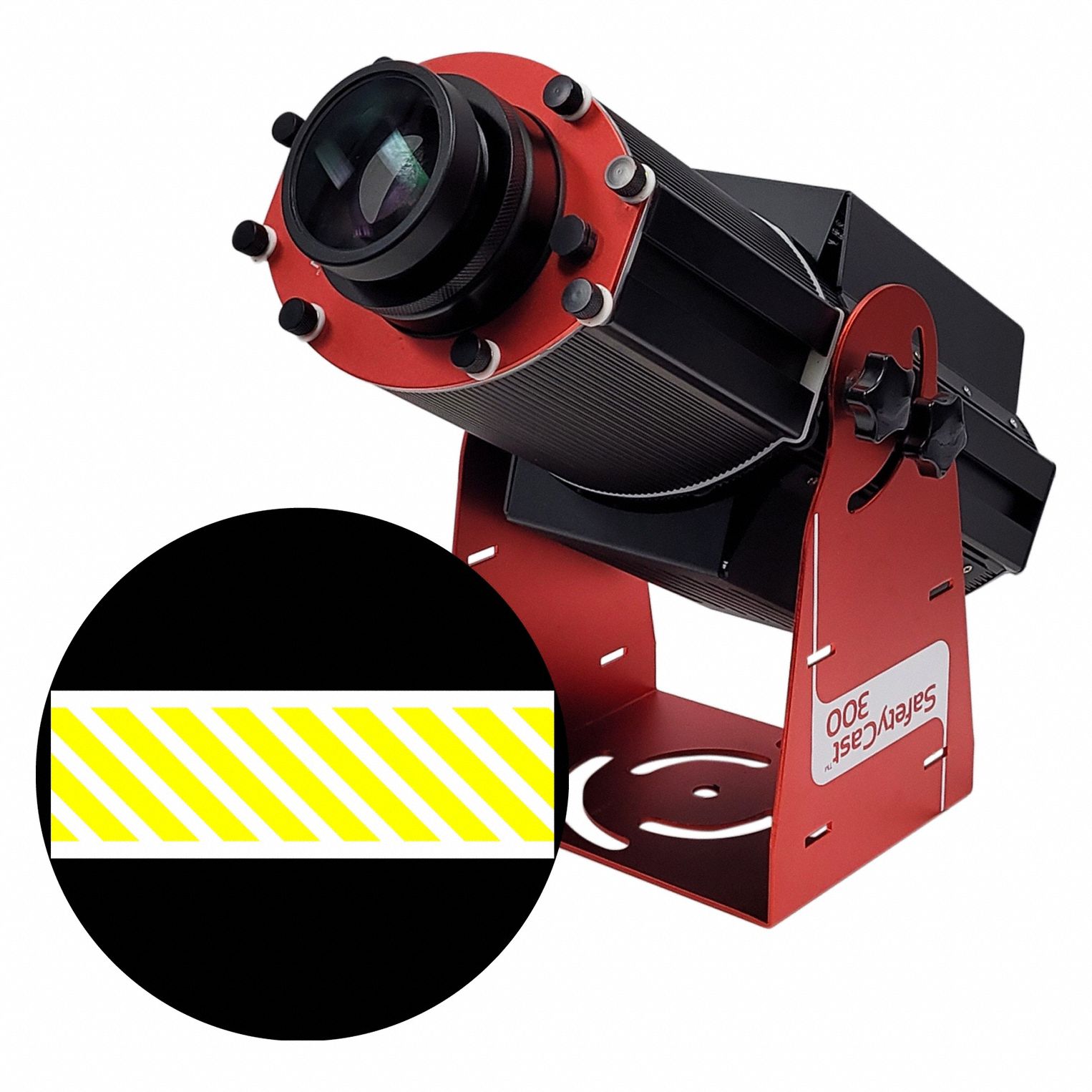 Fixed Image Projector: Projector, Lens and Image Template, White/Yellow