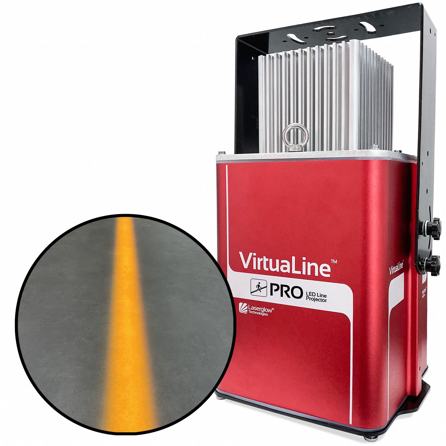 Fixed Image Projector: Projector and Lens, Straight Line, Amber, 80 W