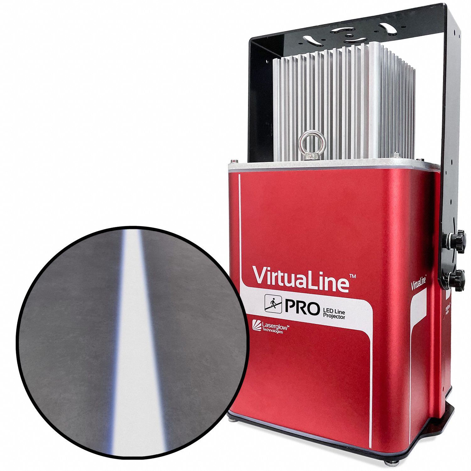 Fixed Image Projector: Projector and Lens, Straight Line, White, 80 W