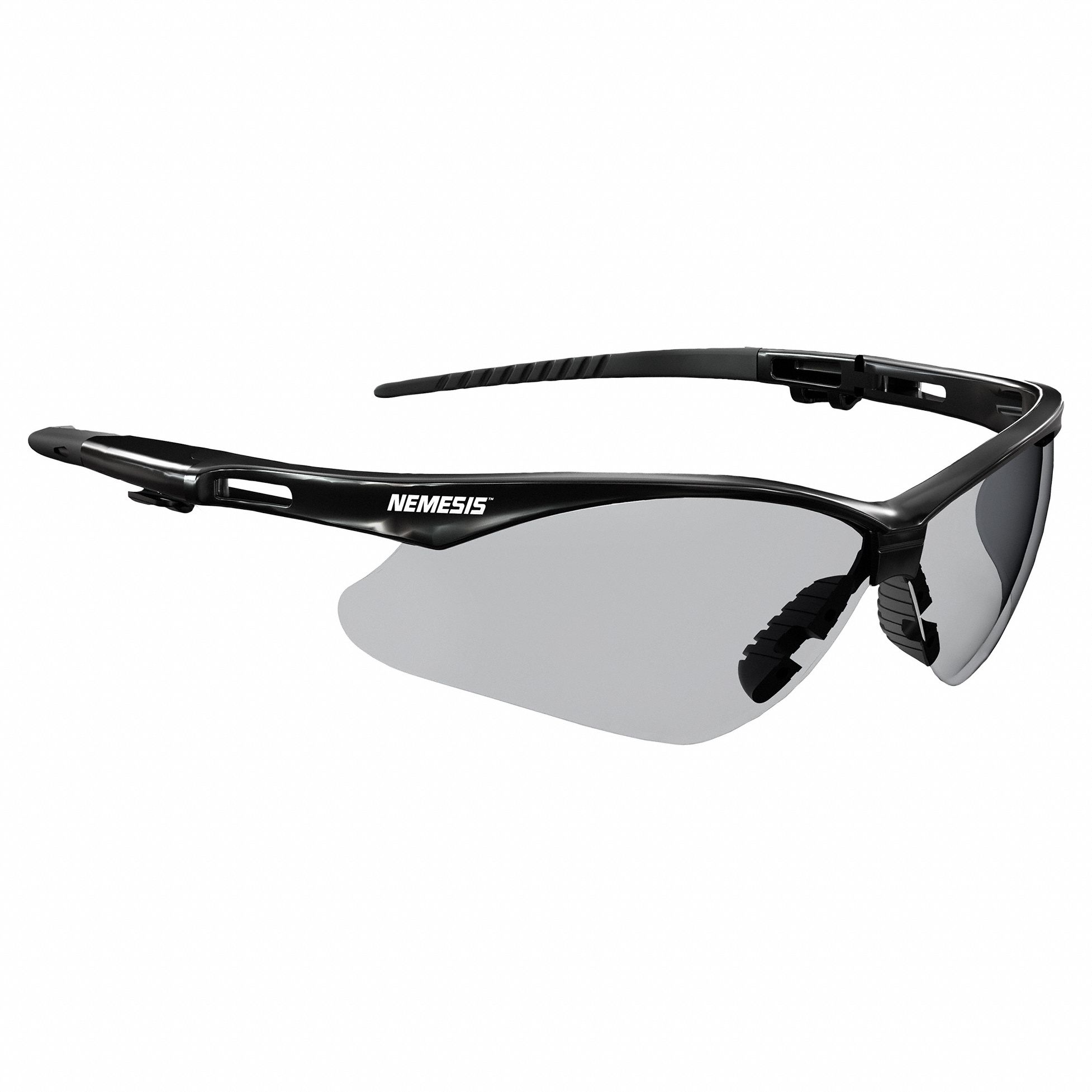 Safety Glasses: Smoke Lens, Full-Frame, Anti-Fog, Black Frame, V30 Nemesis(TM) Series
