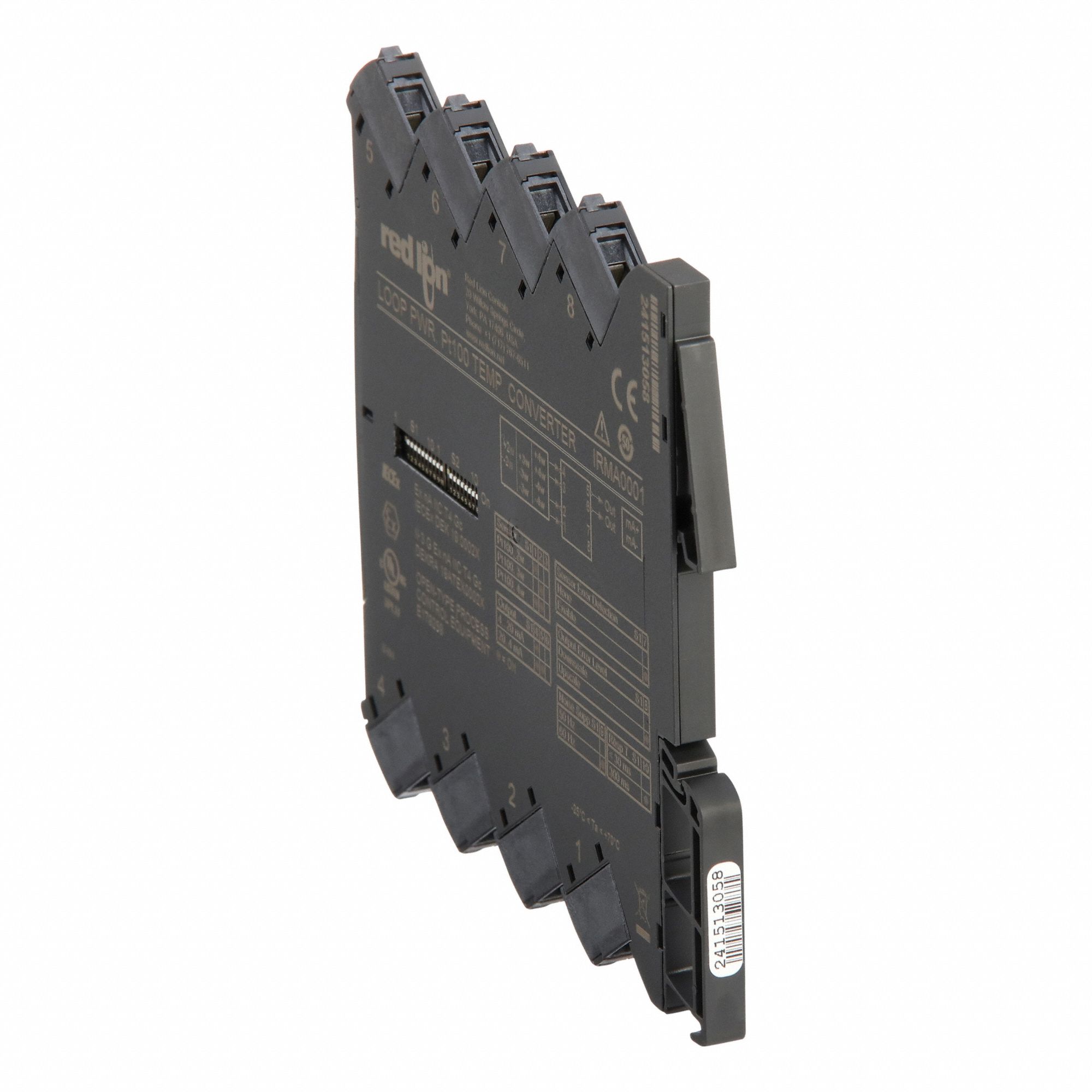 Signal Converters: DIN Rail Mounting, 4.53 in Overall Dp, 4.45 in Overall Ht, 150 mA