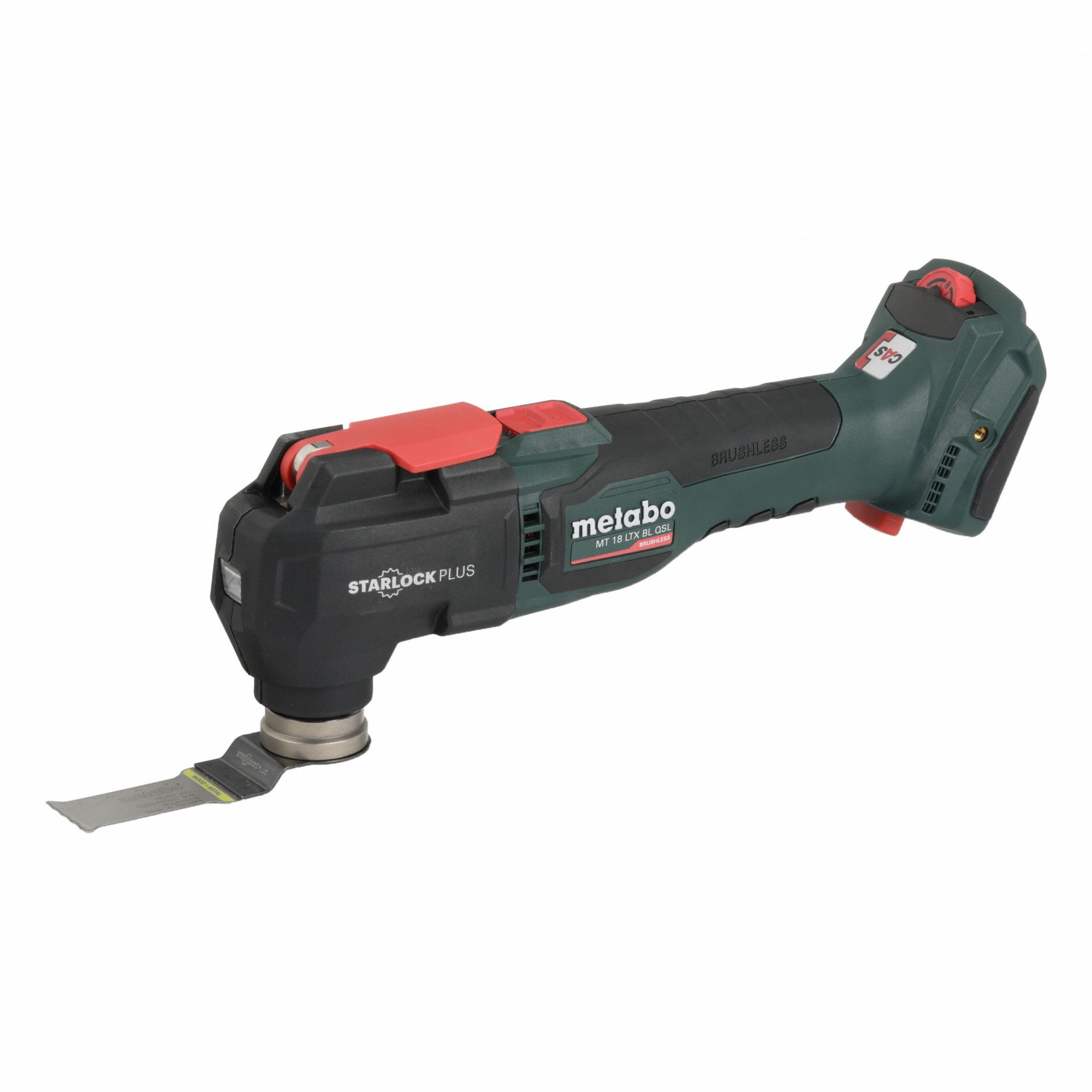 Oscillating Tool: 1.6° Oscillation Angle, Brushless Motor, 2.0 Ah/4.0 Ah, LiHD, Tool Only, 18V DC