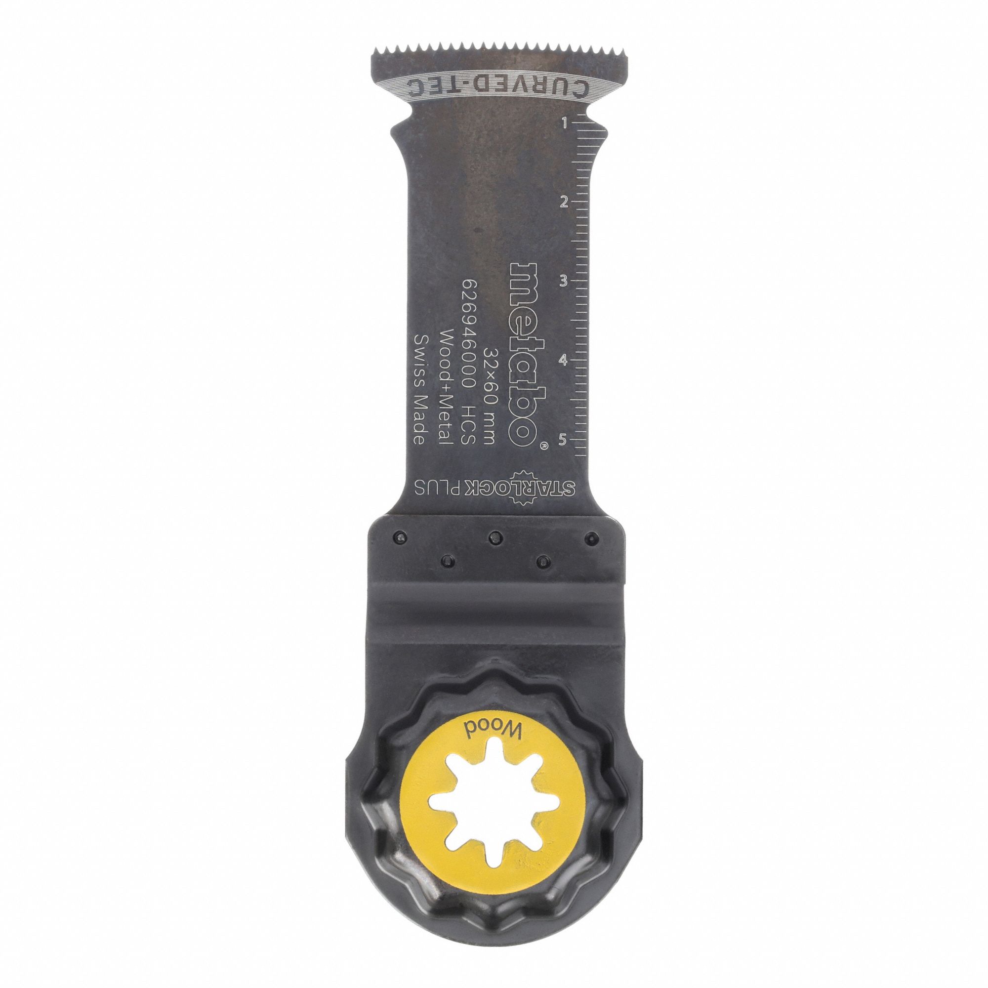 Oscillating Tool Blade: 1 1/4 in Blade Wd, 2 3/8 in Overall Lg, Plunge Cutting, 1 Pieces