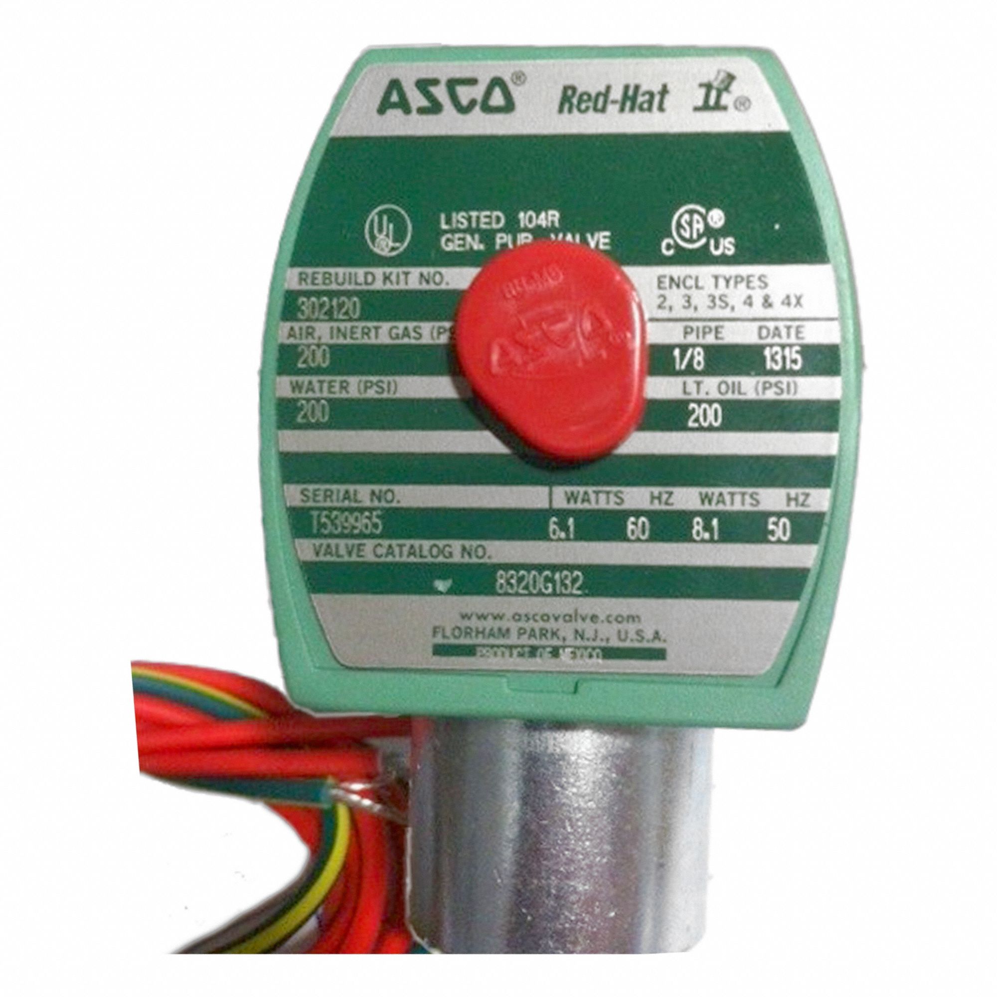 Solenoid Valve: Mfr Part # TP8101-1D