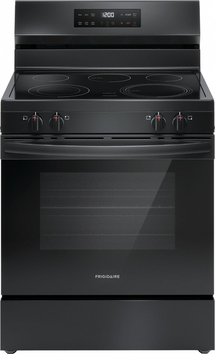 Electric Oven Range Black