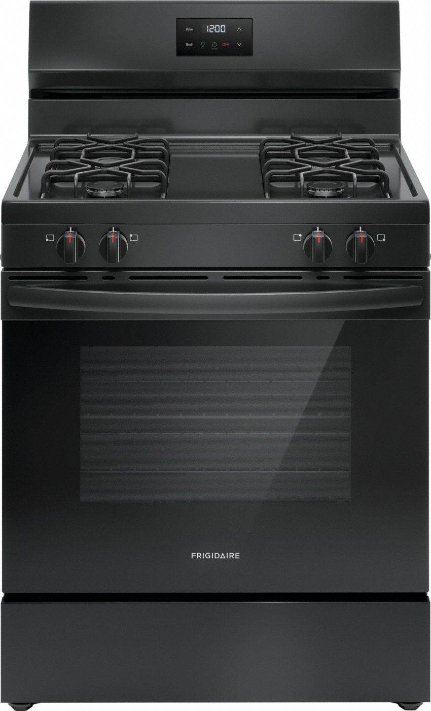 Gas Oven Range,  Black