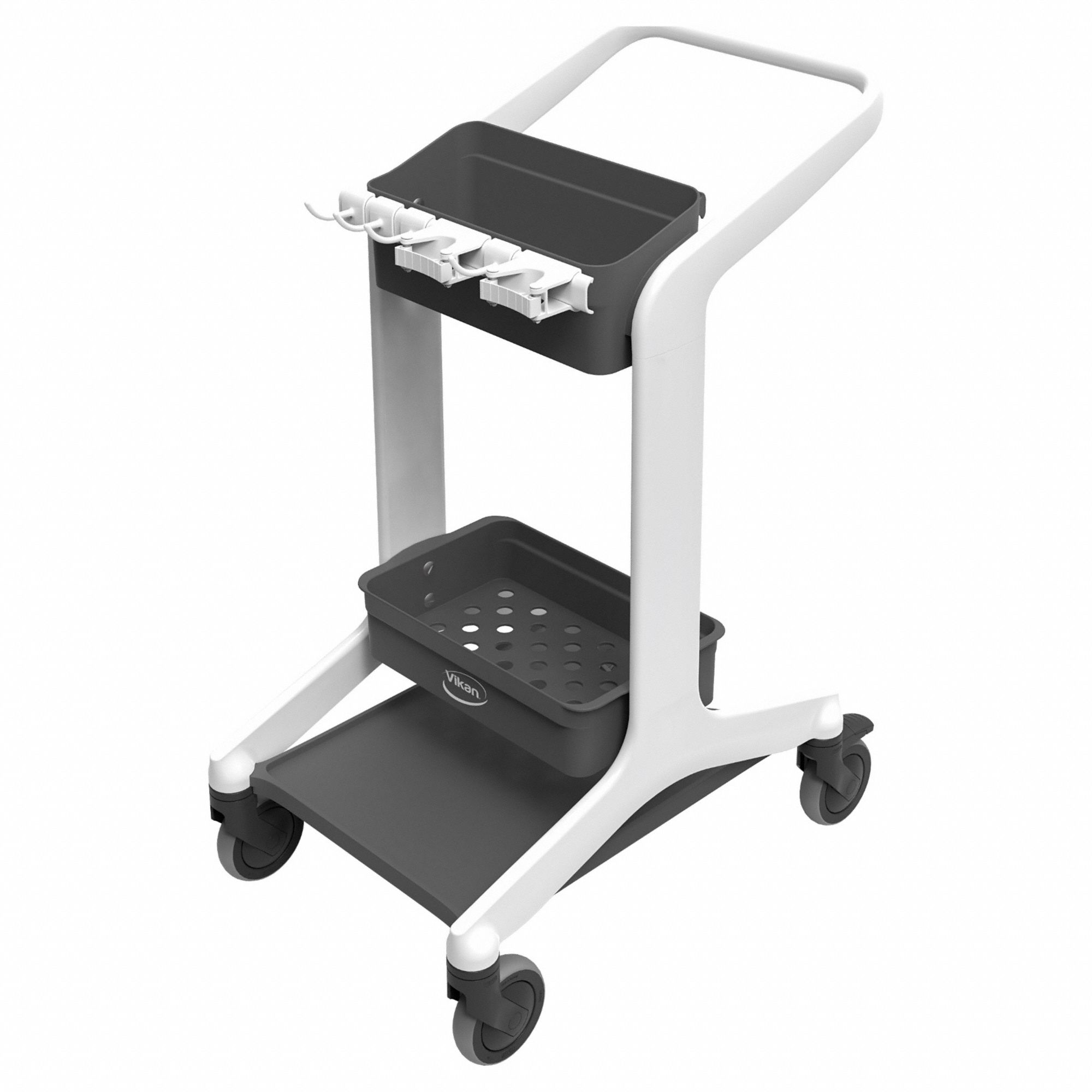 HYGO MOBILE CLEANING STATION, 41 IN H, 31 IN D, 21 IN W, WHITE