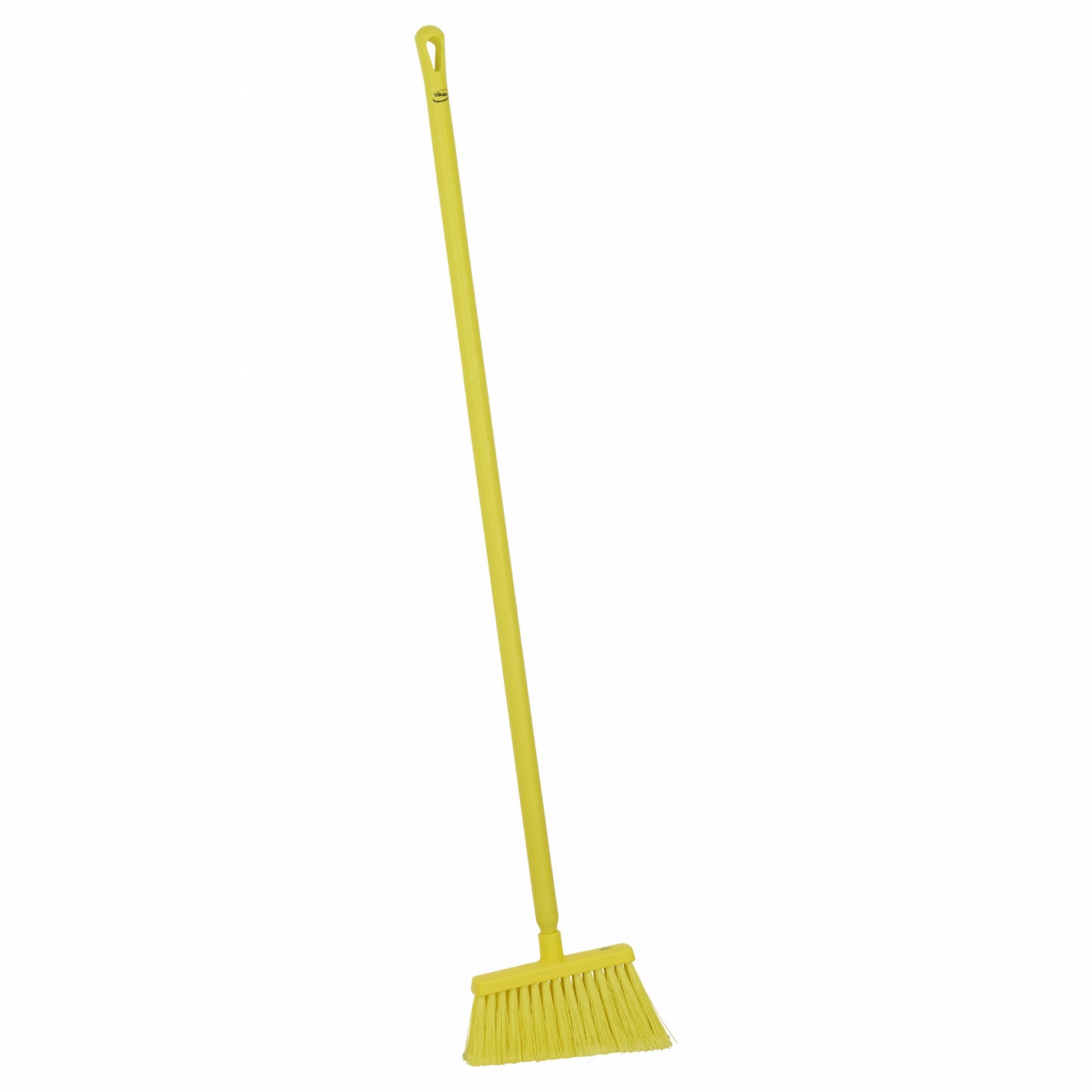 Angle Broom 51.2 in Yellow Bristle