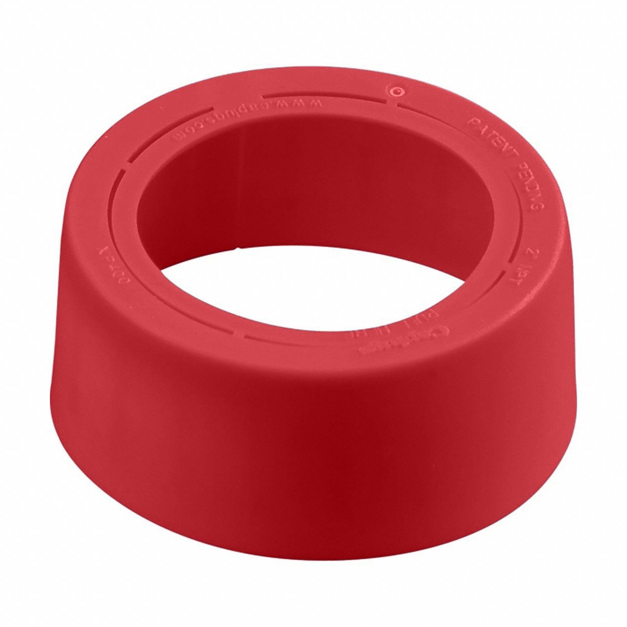OPEN END THREAD PROTEC: LDPE, Red, 0.78 in Inside Lg, For 3/4" Thread, Open End, 3, 500