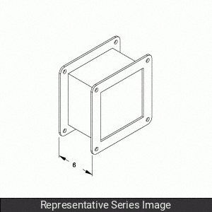 Wireway Nipple: 4 in Wd, 4 in Ht, 6 in Lg, 4 in Ht, Stainless Steel, 4 in Wd