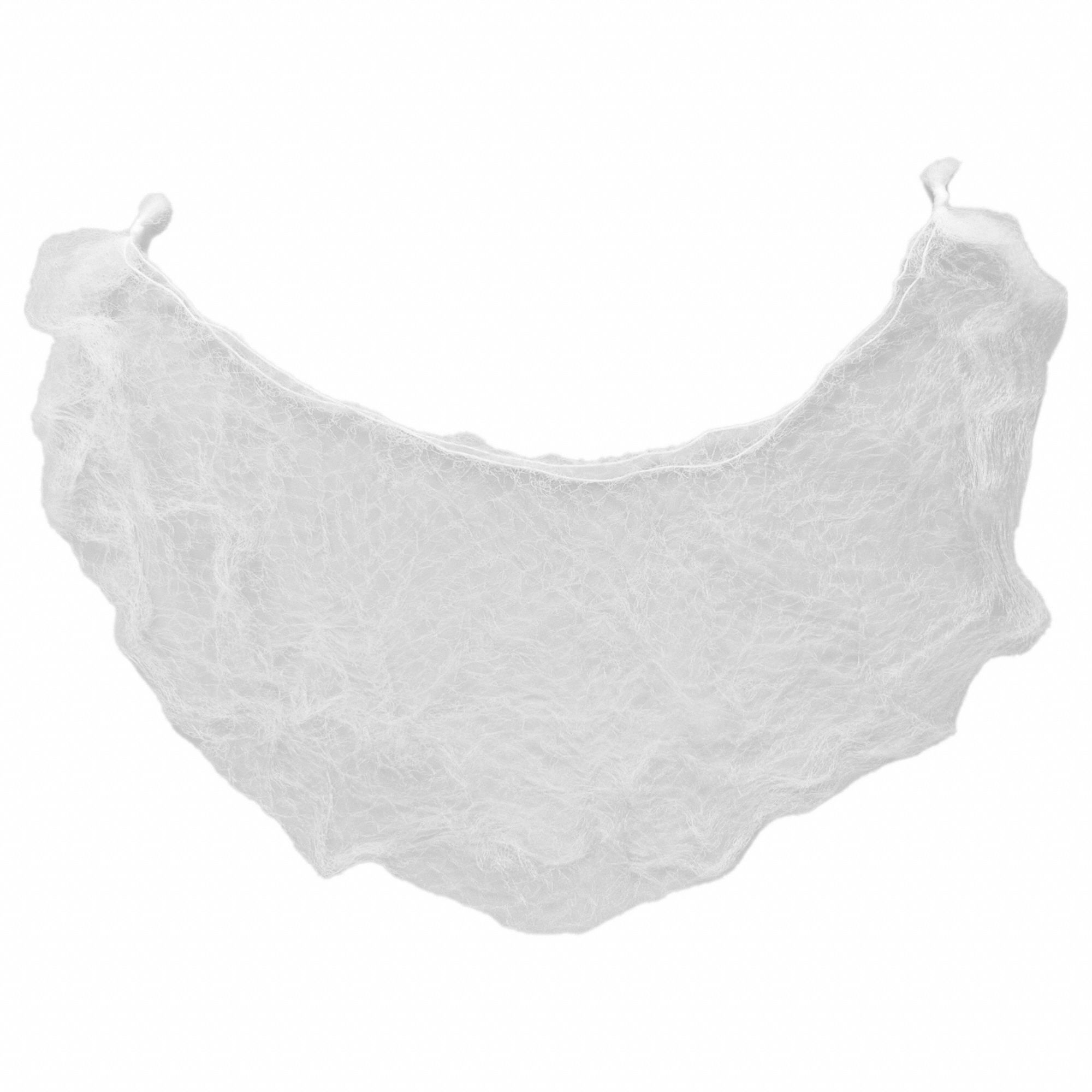 Hairnet: Gen Use, Nylon, Lightweight with Medium Mesh, Medium, Lightweight, White, 144 PK