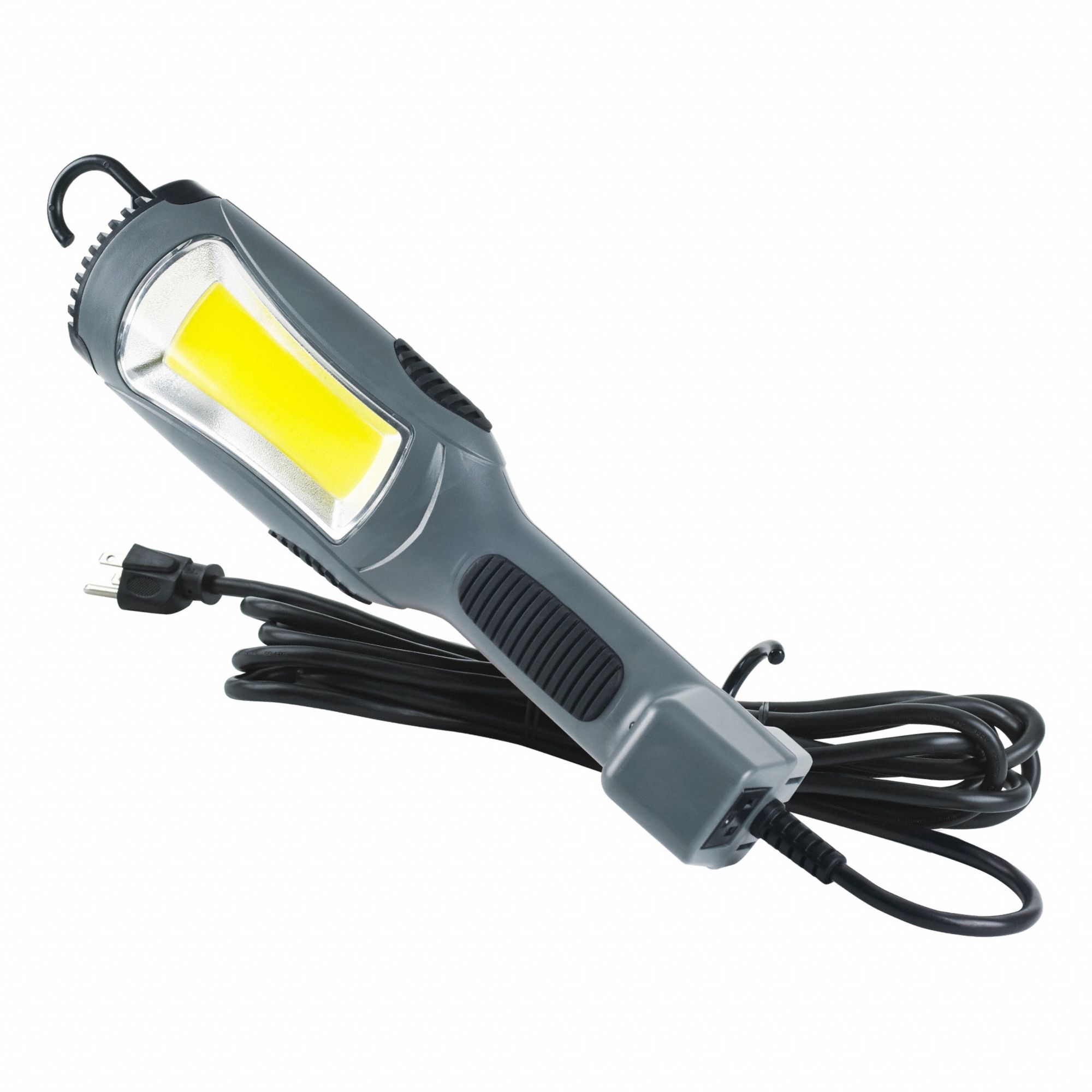 Hand Lamp: LED, 15 ft Power Cord Lg, 3, 000 lm Max Brightness, 2 Brightness Levels, 2