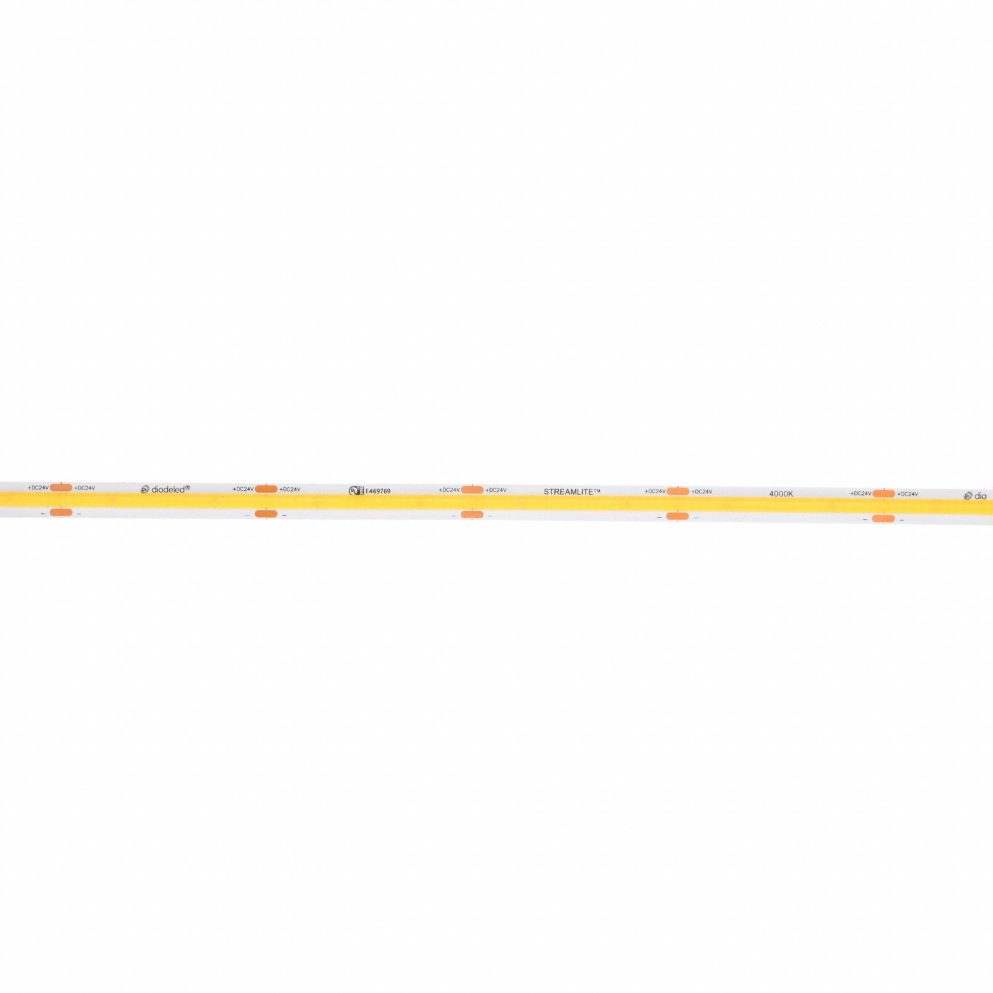 LED Tape Light Kits: Cool White, Top Bend, 300 lm, 4000K, 8 ft Lg, 26.4 W Watt, 24 V DC, Dimmable