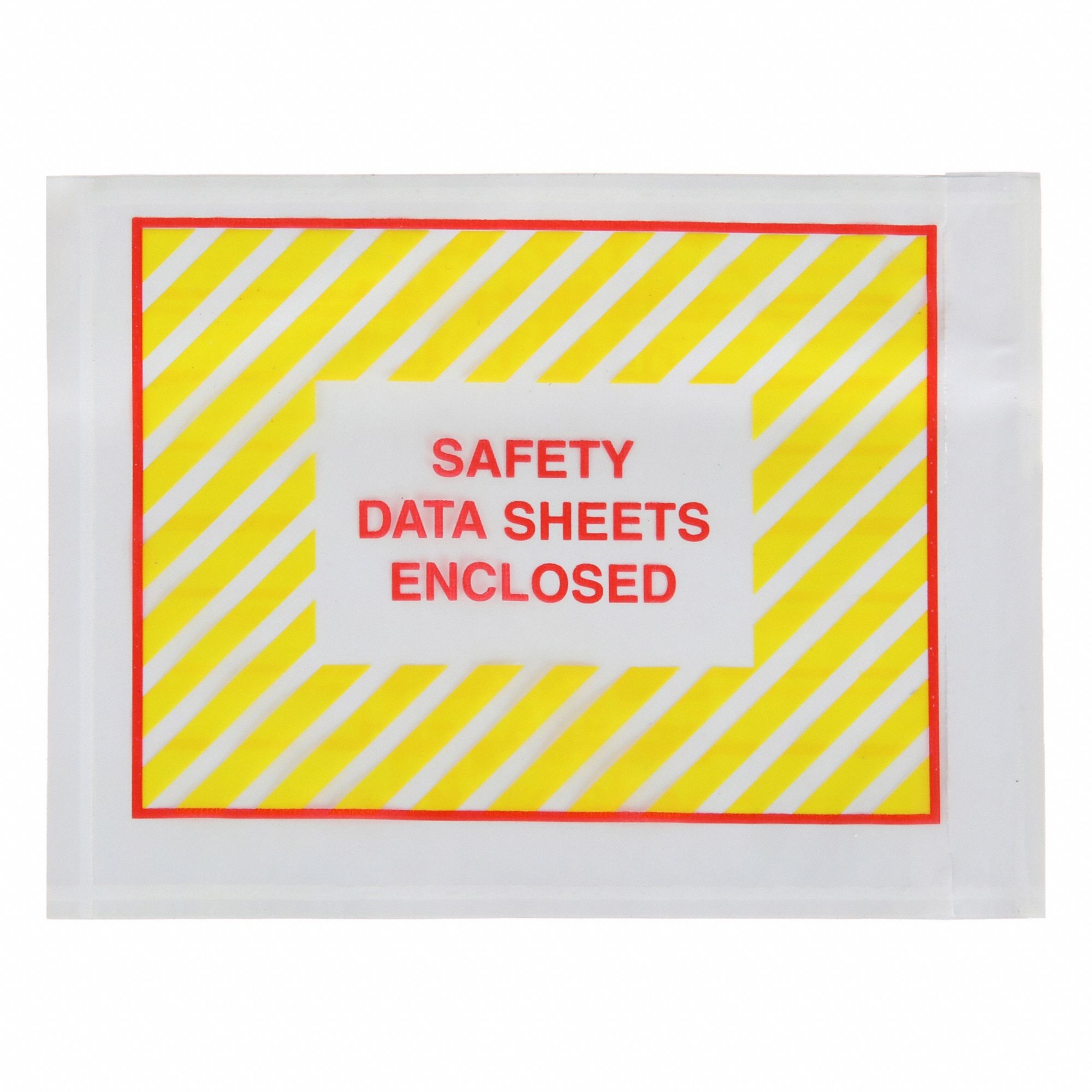 Packing List Envelopes: 6 in Outside Ht, 4 1/2 in Outside Lg, Clear, 1, 000 PK