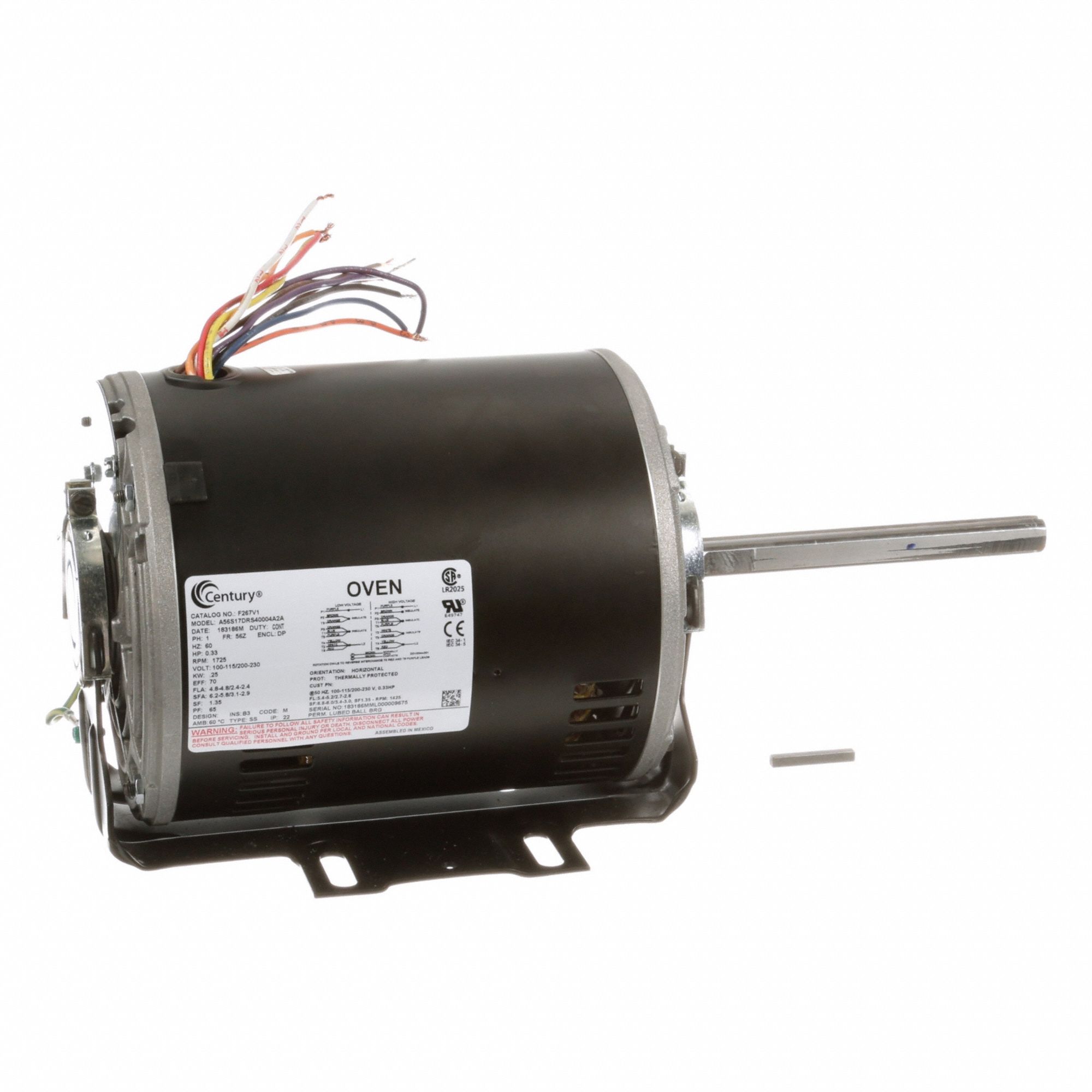 OEM Replacement Motor: Century, F267V1