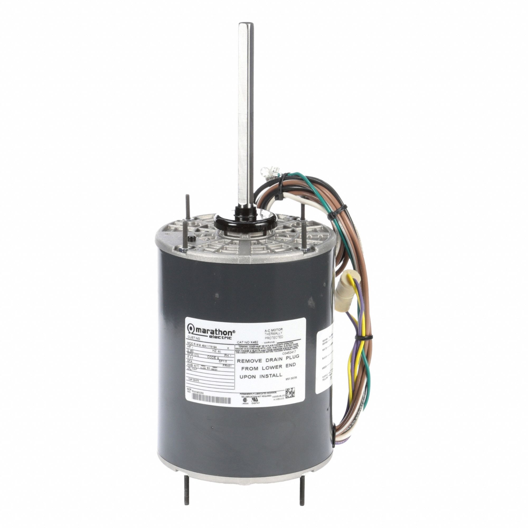 CONDENSER FAN MOTOR,460V AC