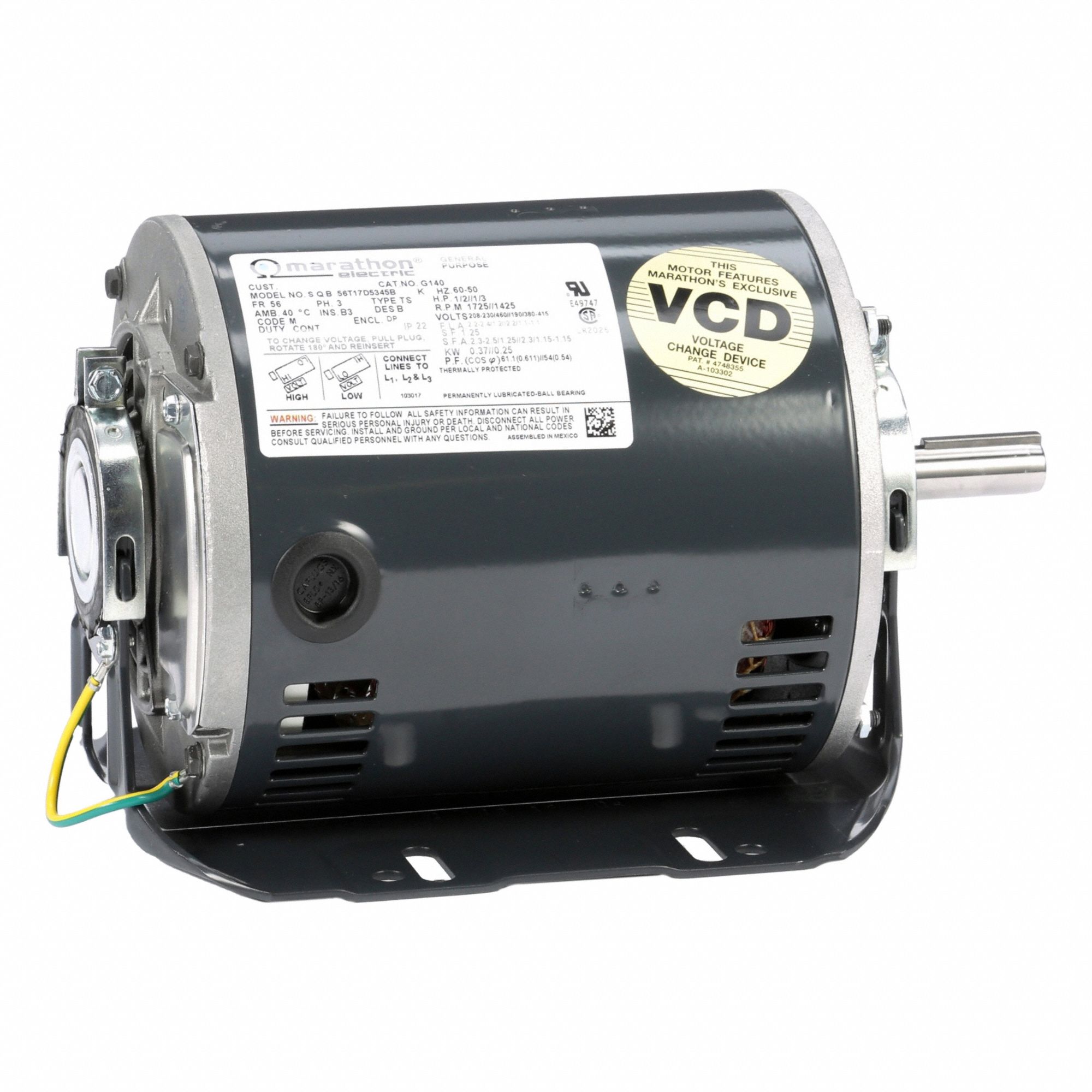 Direct Drive Blower Motor: 1 Speed, Open Drip Proof, Cradle Base Mount, 1, 725 RPM RPM, Auto