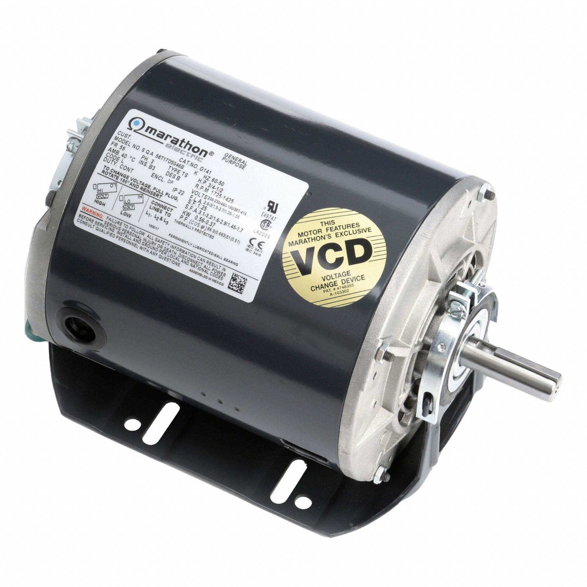 Direct Drive Blower Motor: 1 Speed, Open Drip Proof, Cradle Base Mount, 1, 725 RPM RPM, Auto