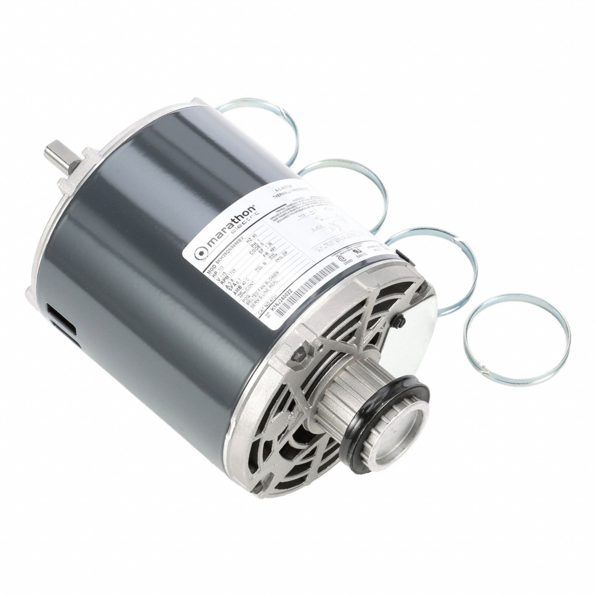 Direct Drive Blower Motor: 1 Speed, Open Drip Proof, Cradle Base Mount, 1/3 hp Horsepower