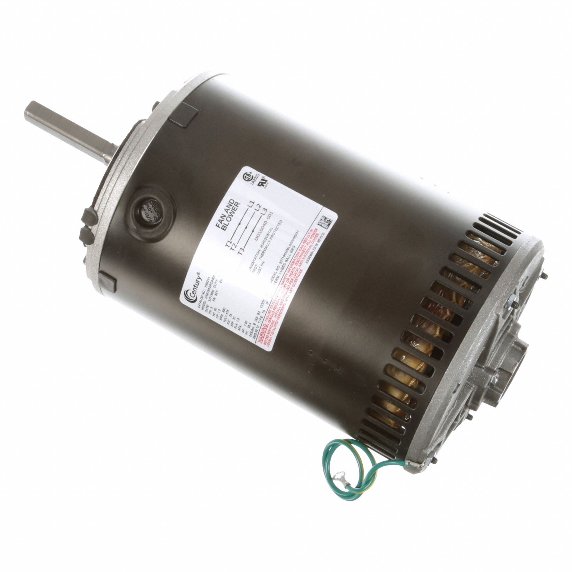 Condenser Fan Motor: Belly Band Mount, Open Air Over, 1 hp Nameplate Horsepower, 1 Speed