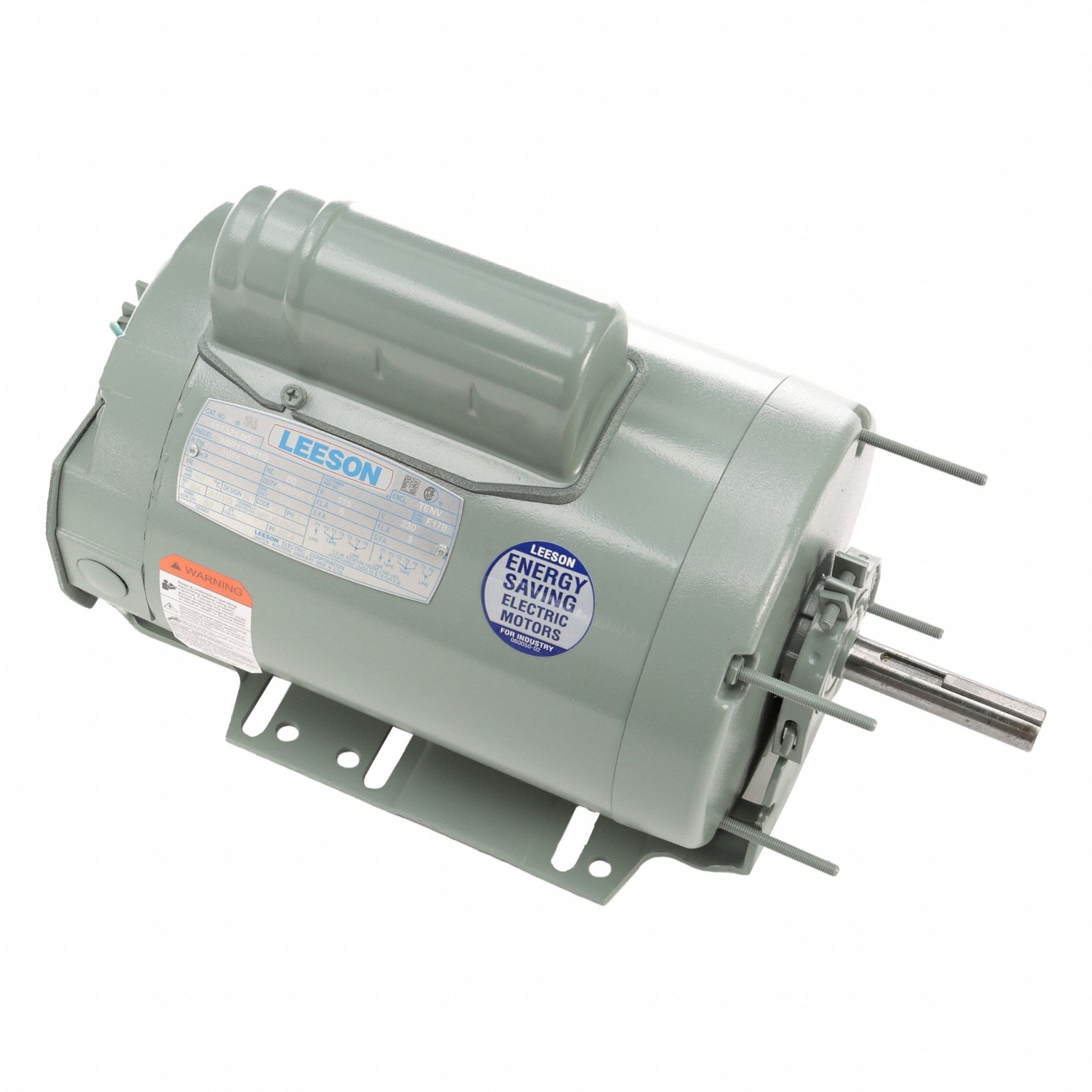Farm Duty Motor: Single Phase, Cradle Base, Permanent Split Capacitor, 1/2 hp, 1, 075 RPM, B