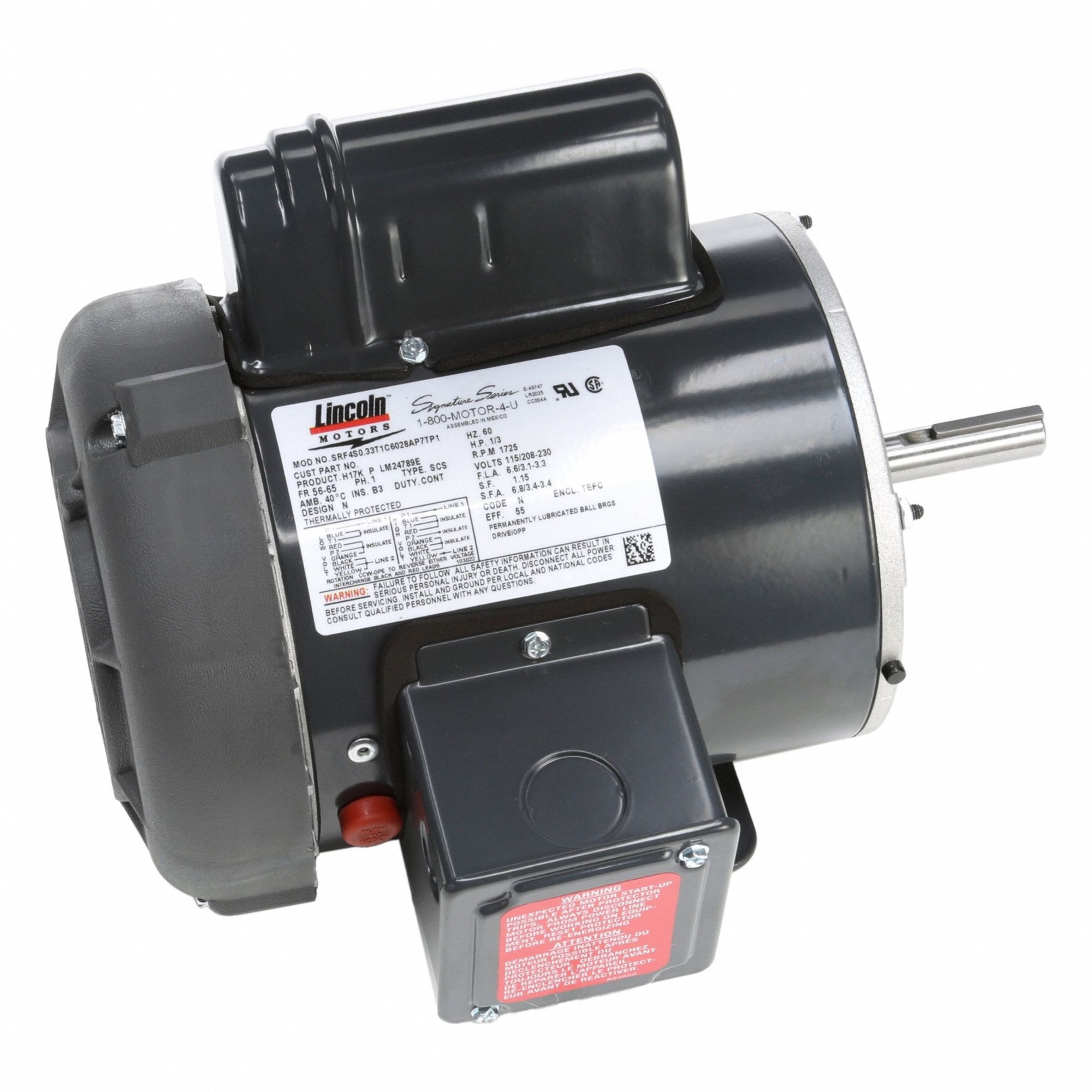 MOTEUR AGRICOLE, 115/230 VCA