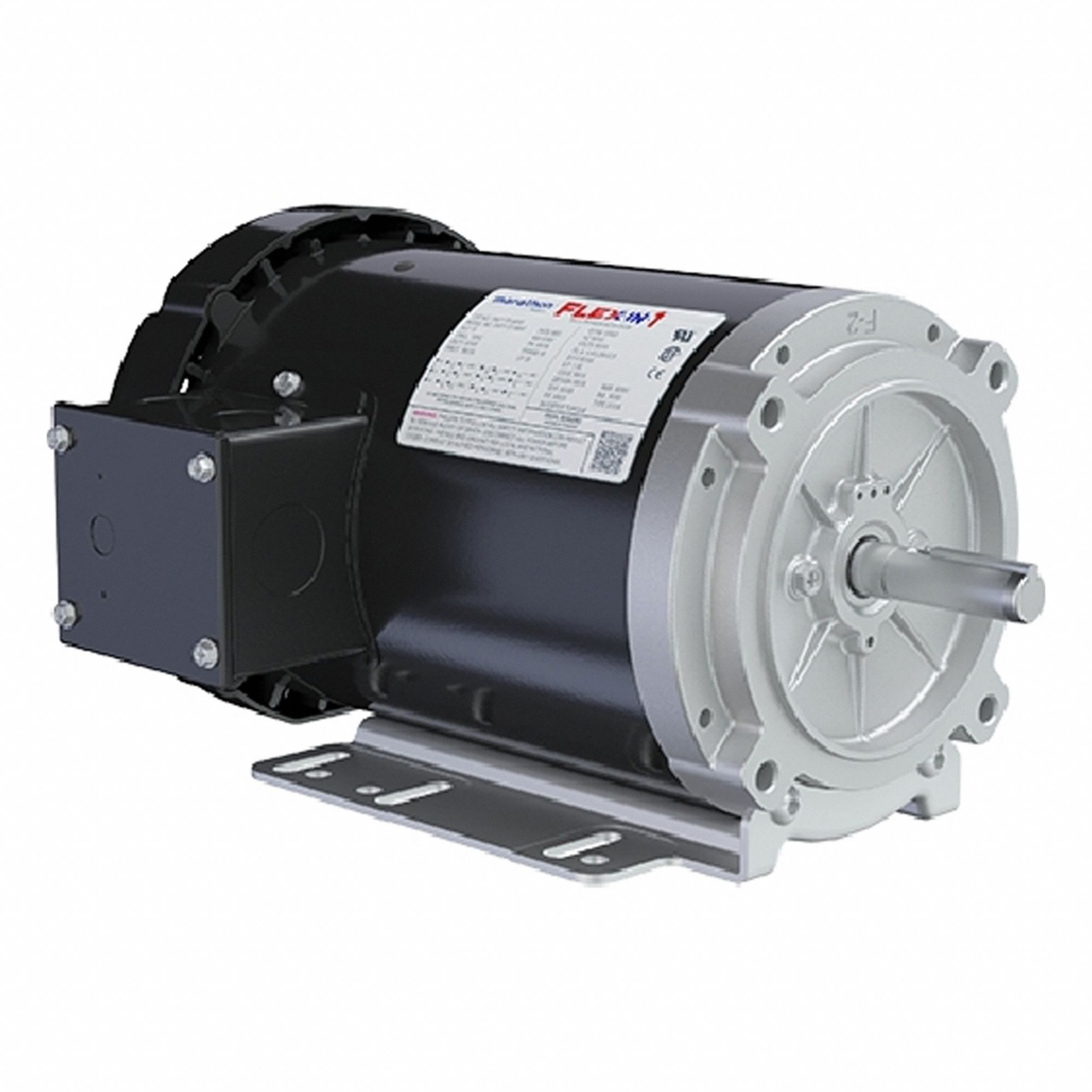 General Purpose Motor: Totally Enclosed Fan Cooled, Universal Mount, 1 1/2 HP, 575V