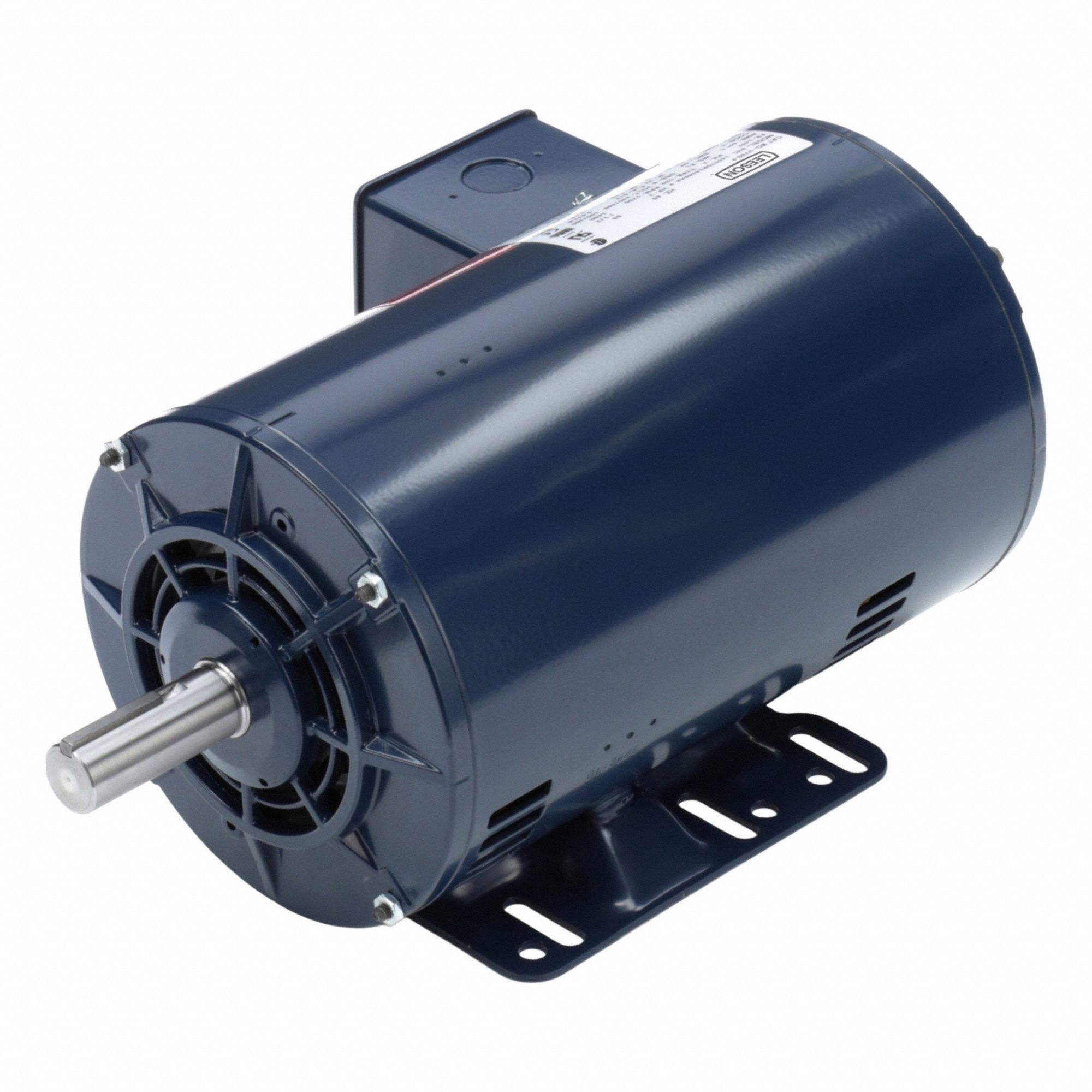 LEESON General Purpose Motor: Rigid Base Mount, Open Drip Proof, 2 hp, 230/460V AC, 1,750 RPM (MPN 145TTDR16349). Key specifications — Brand: LEESON; Nameplate Voltage @ 60 Hz: 230/460V AC; Full Load Current @ 60 Hz: 3.0 A; Nameplate RPM @ 60 Hz: 1,750 RPM; Motor Enclosure: ODP.
