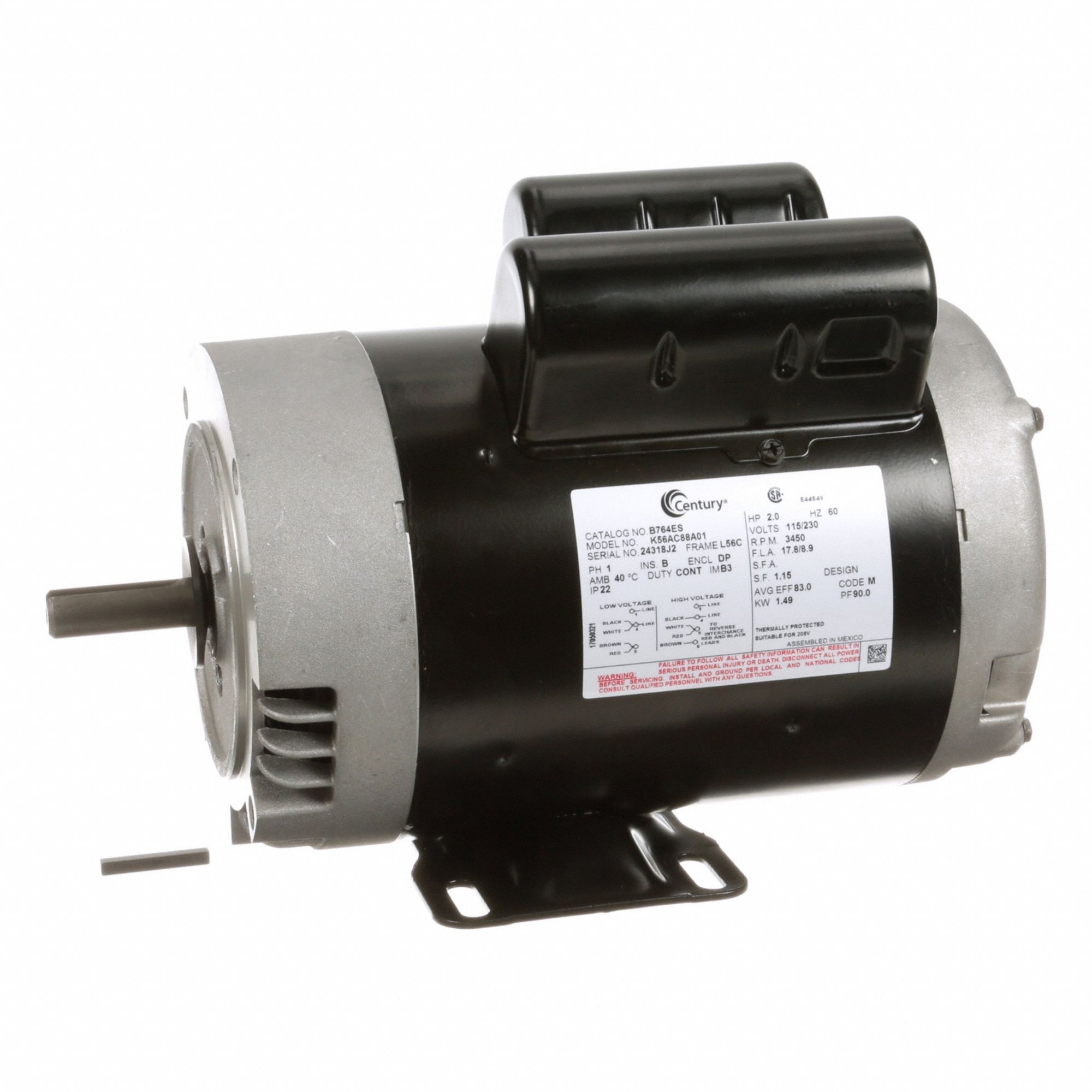 GeneralPurposeMotor 2hp 3450RPM 56C