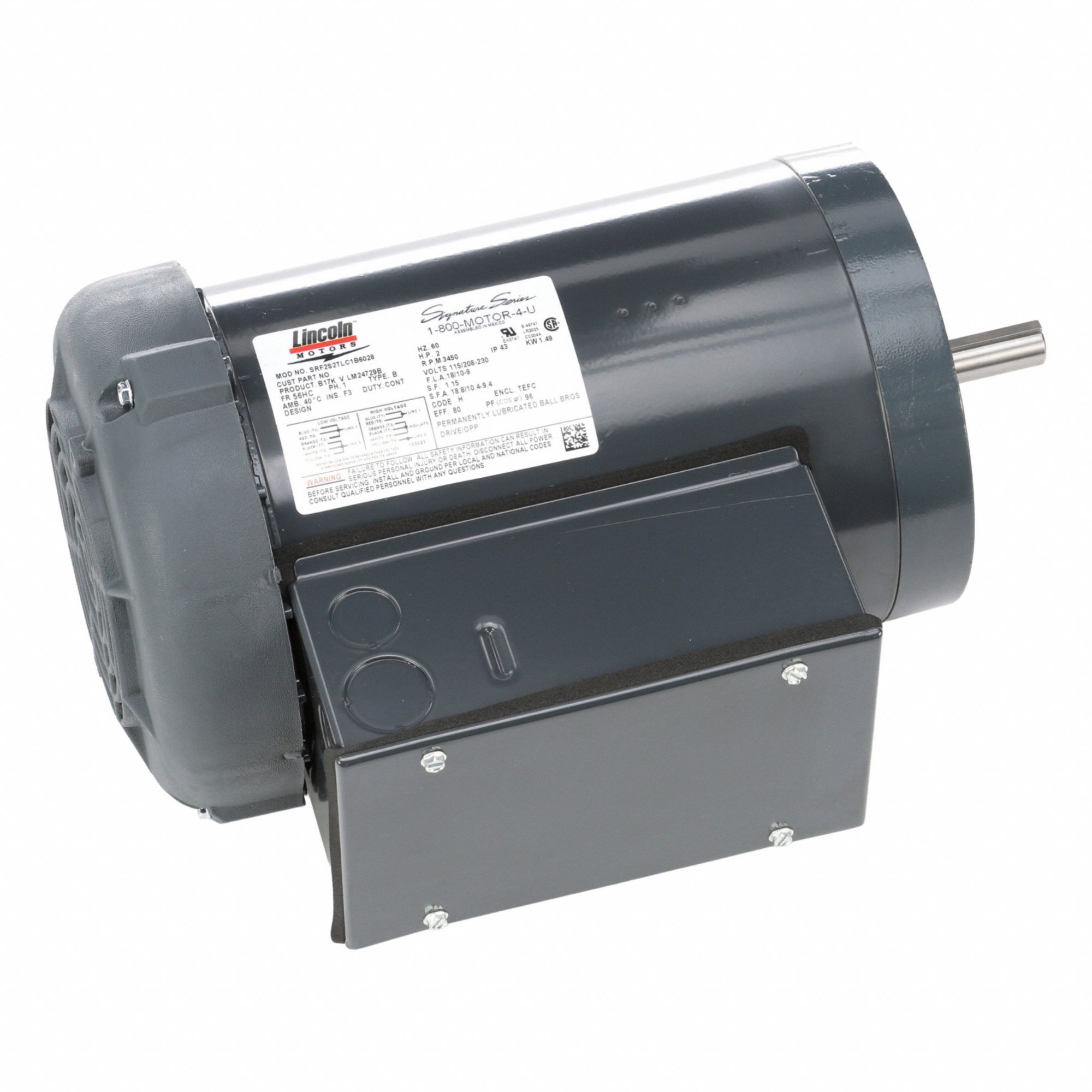 GeneralPurposeMotor 2hp 3450RPM 56HC