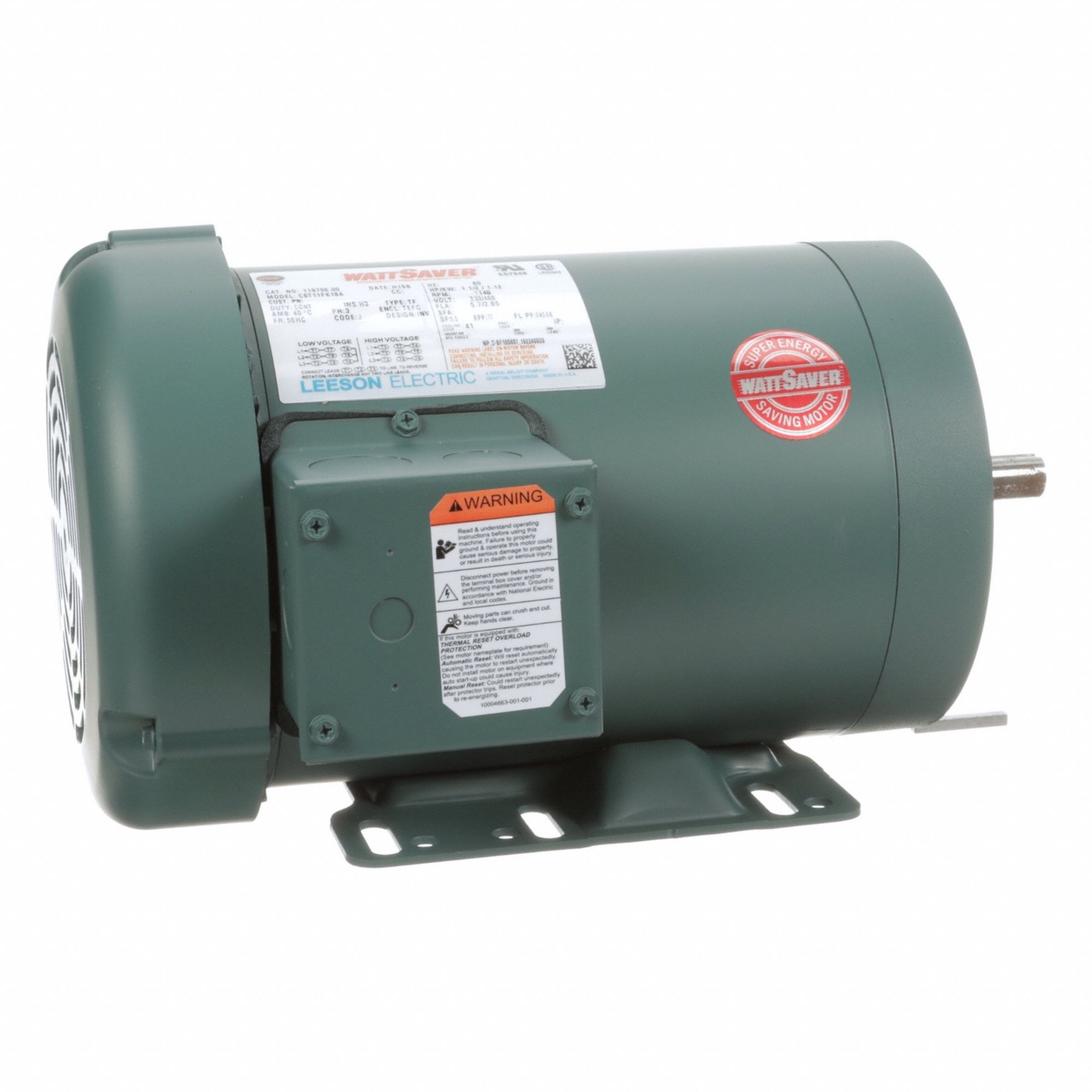 Washdown Motor: Three-Phase,