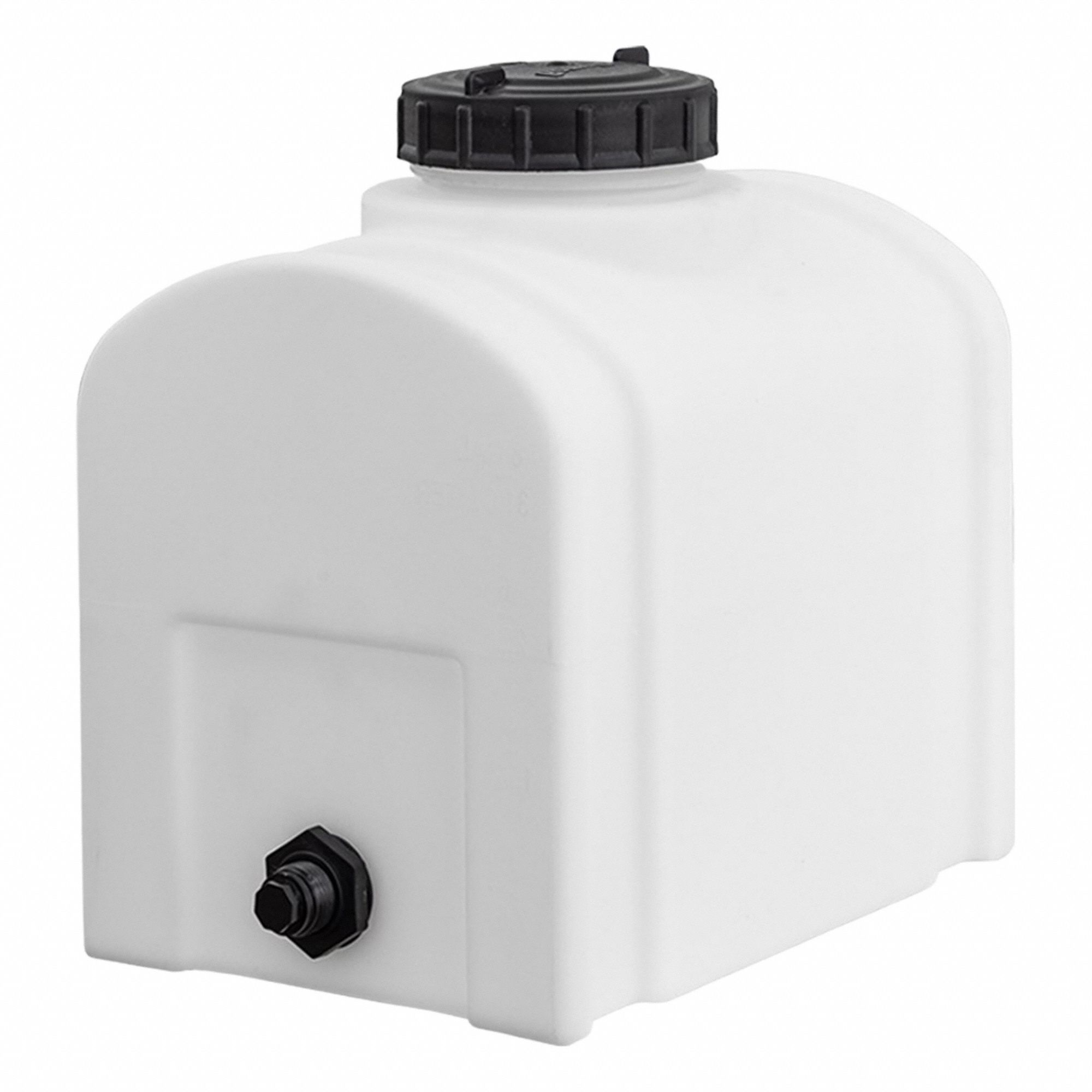 Reservoir: Single Wall, Vertical, 8 gal, Closed Top, 1/8 in Wall Thick, Polyurethane