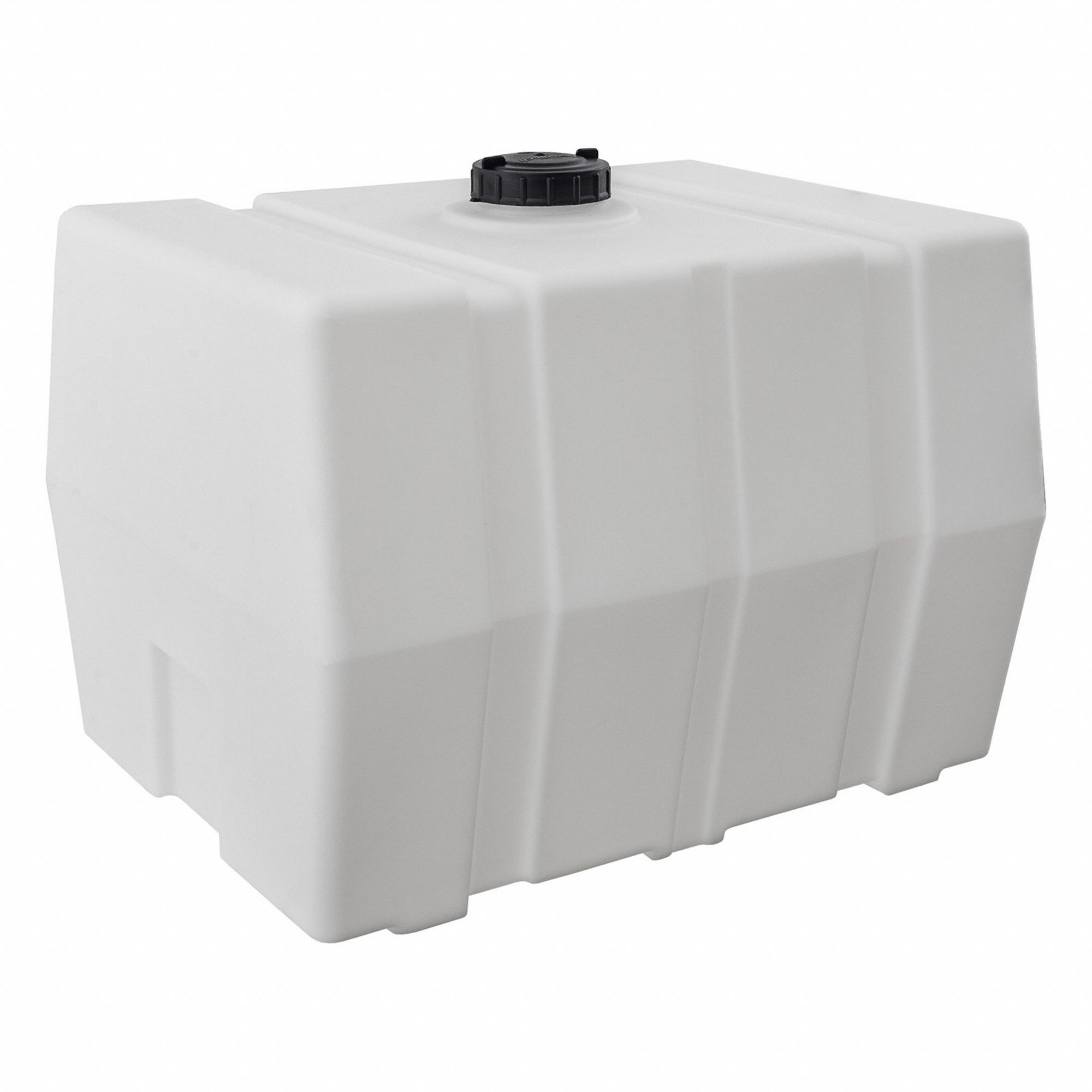 Reservoir: Single Wall, Vertical, 100 gal, Closed Top, 3/16 in Wall Thick, 29 in