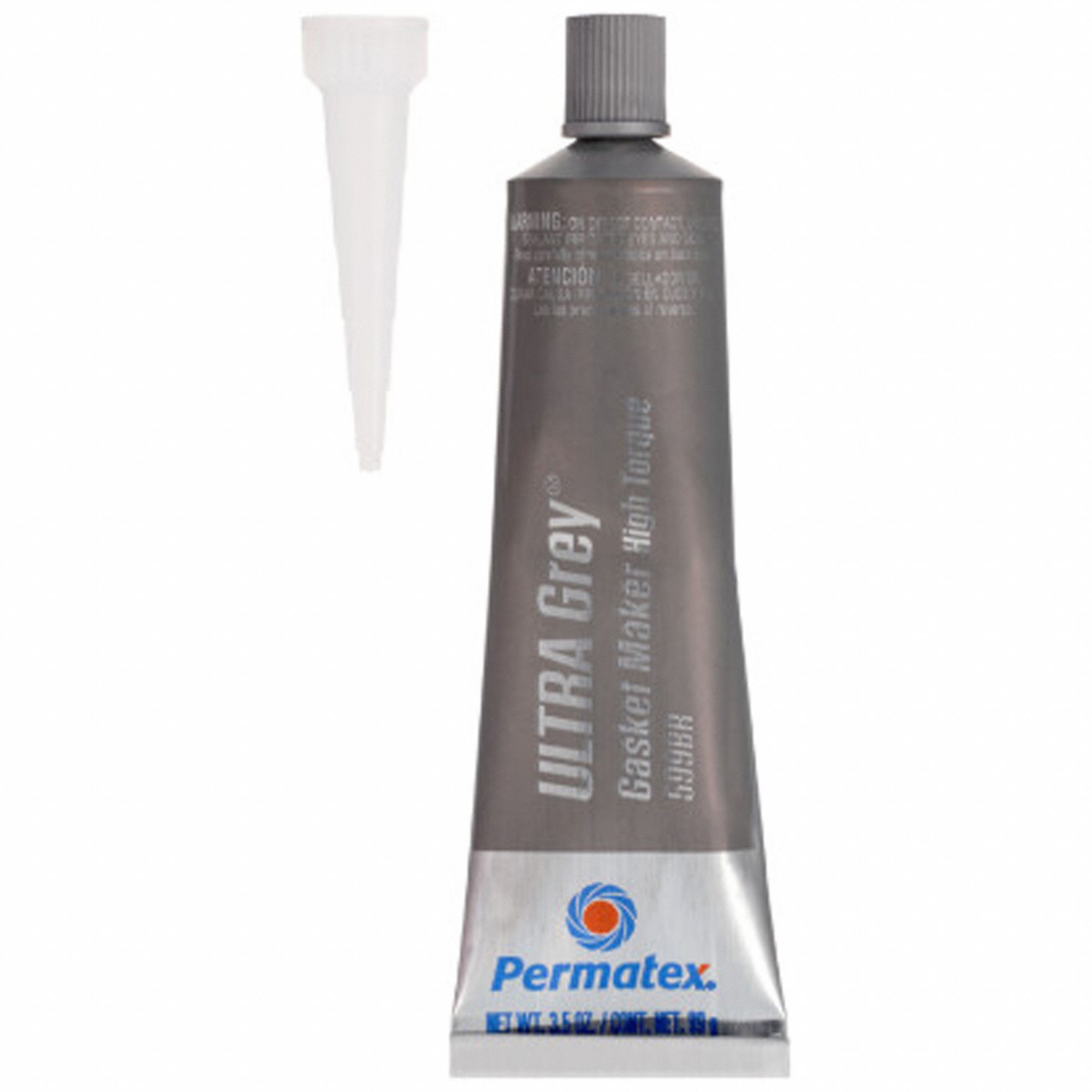 PERMATEX, Ultra Grey Rigid RTV, 3.5 oz, RTV Gasket Maker 2GXZ582194 Grainger