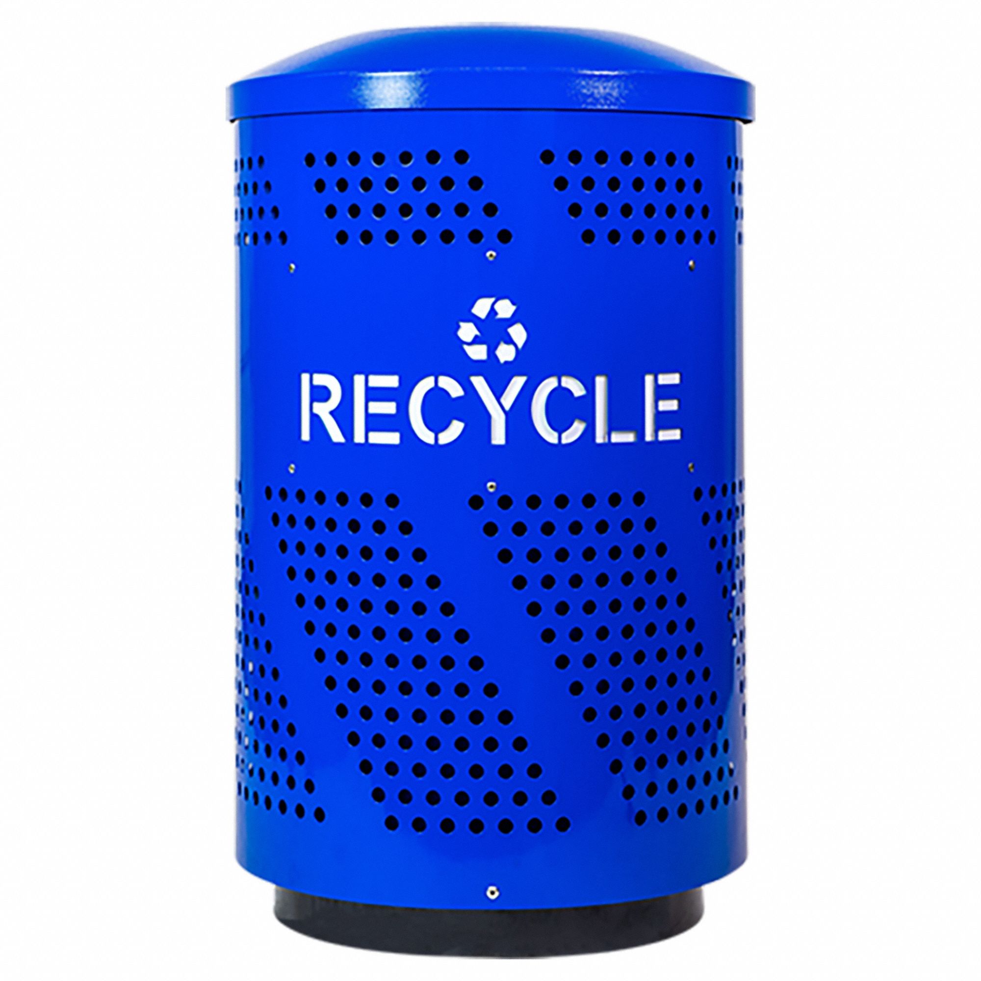 Recycling Bin 51 gal Blue Round