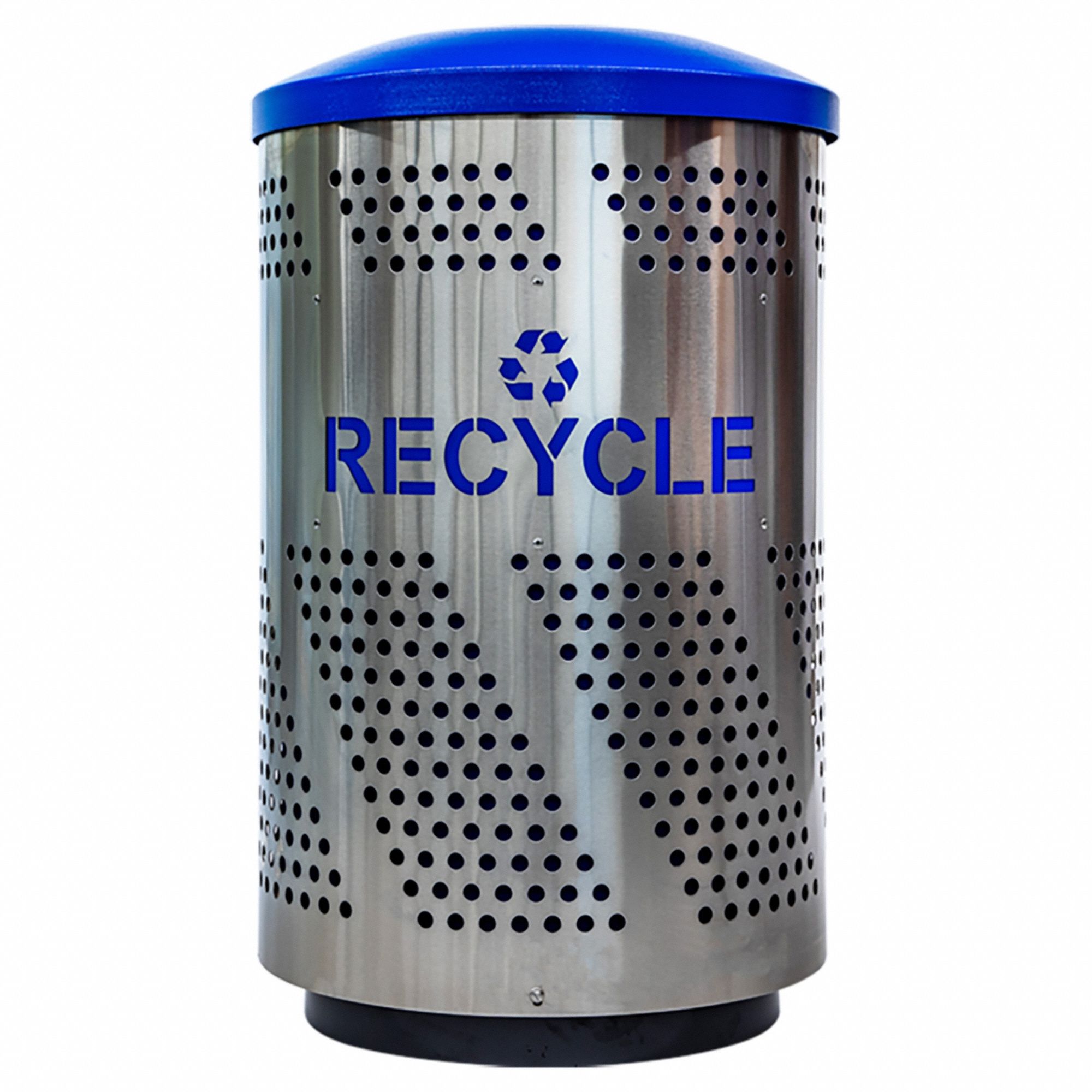 Recycling Bin 51 gal Blue Round