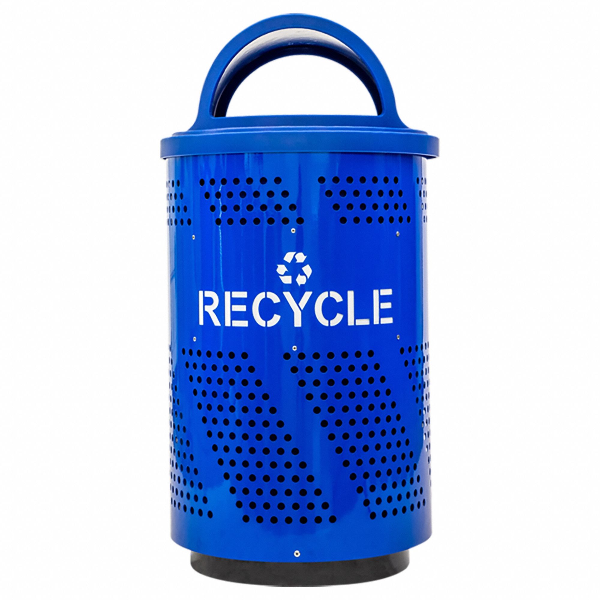Recycling Bin 51 gal Blue Round