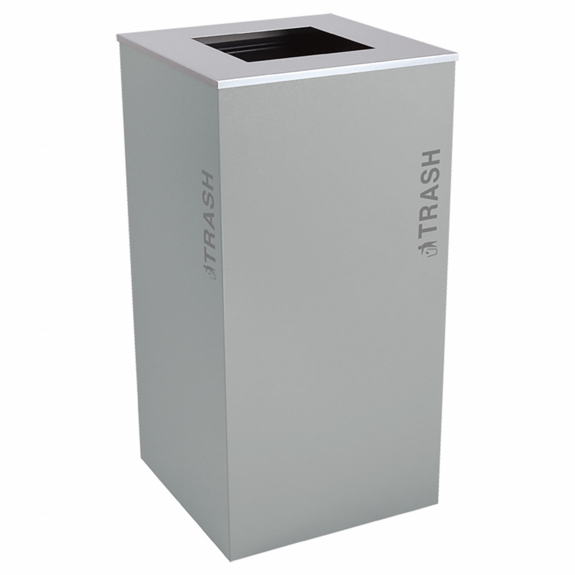 Recycling Bin 36 gal Gray Square