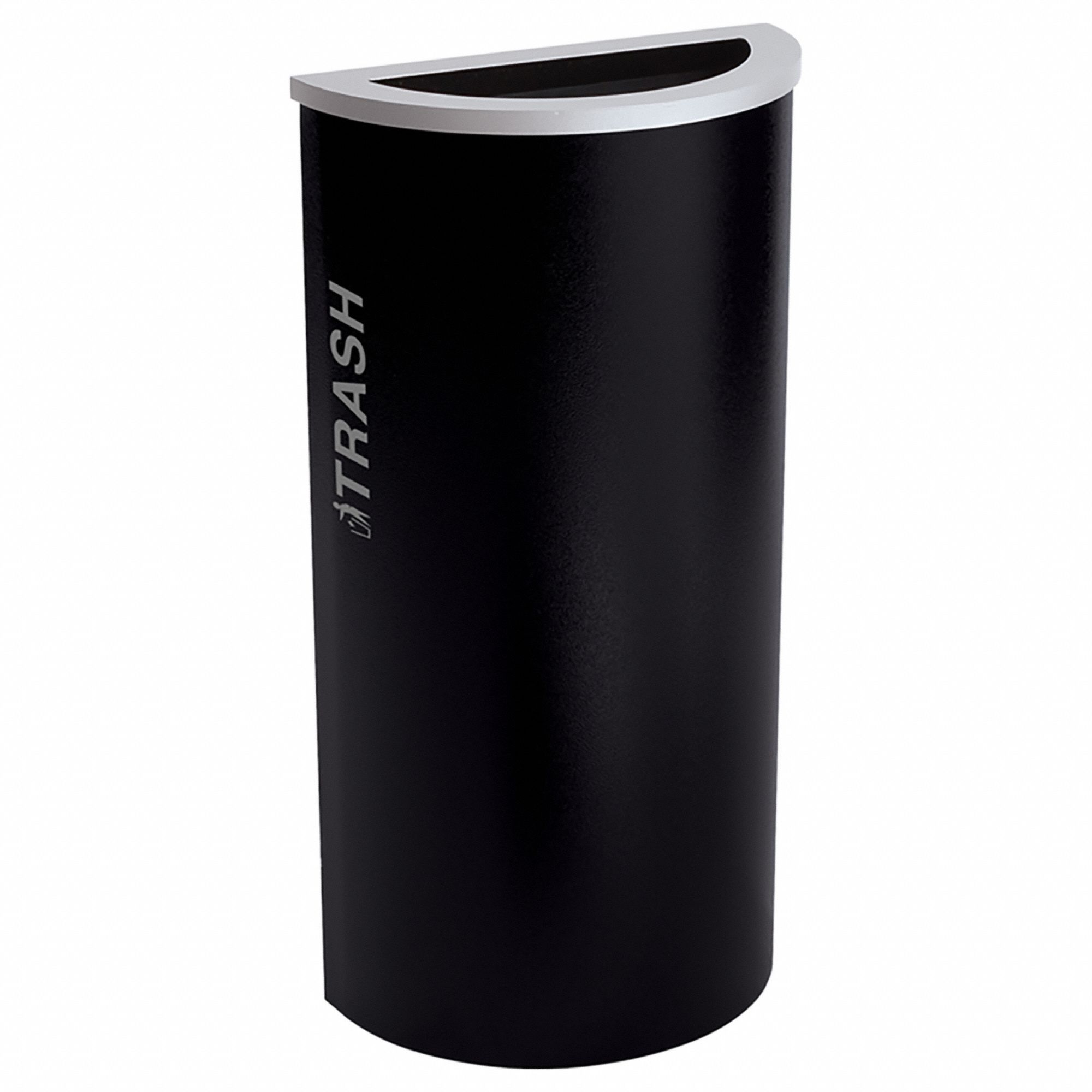 GRAINGER, Steel, 8 gal Container Capacity, Recycling Bin