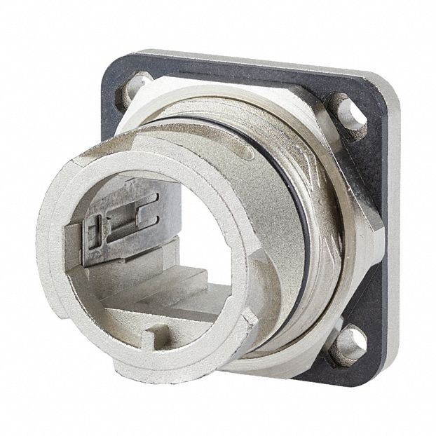 Bulkhead: Bulkhead, 1 Ports, Metal, IP65/IP6X/IPX7, 59/64 in x 1 17/64 in x 1 17/64 in