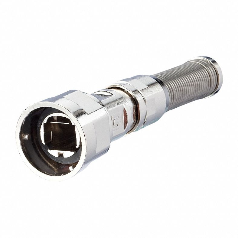 Plug Housing: Plug Housing Bend Protected, 1 Ports, Metal, IP65/IP6X/IPX7, Gray, Plug